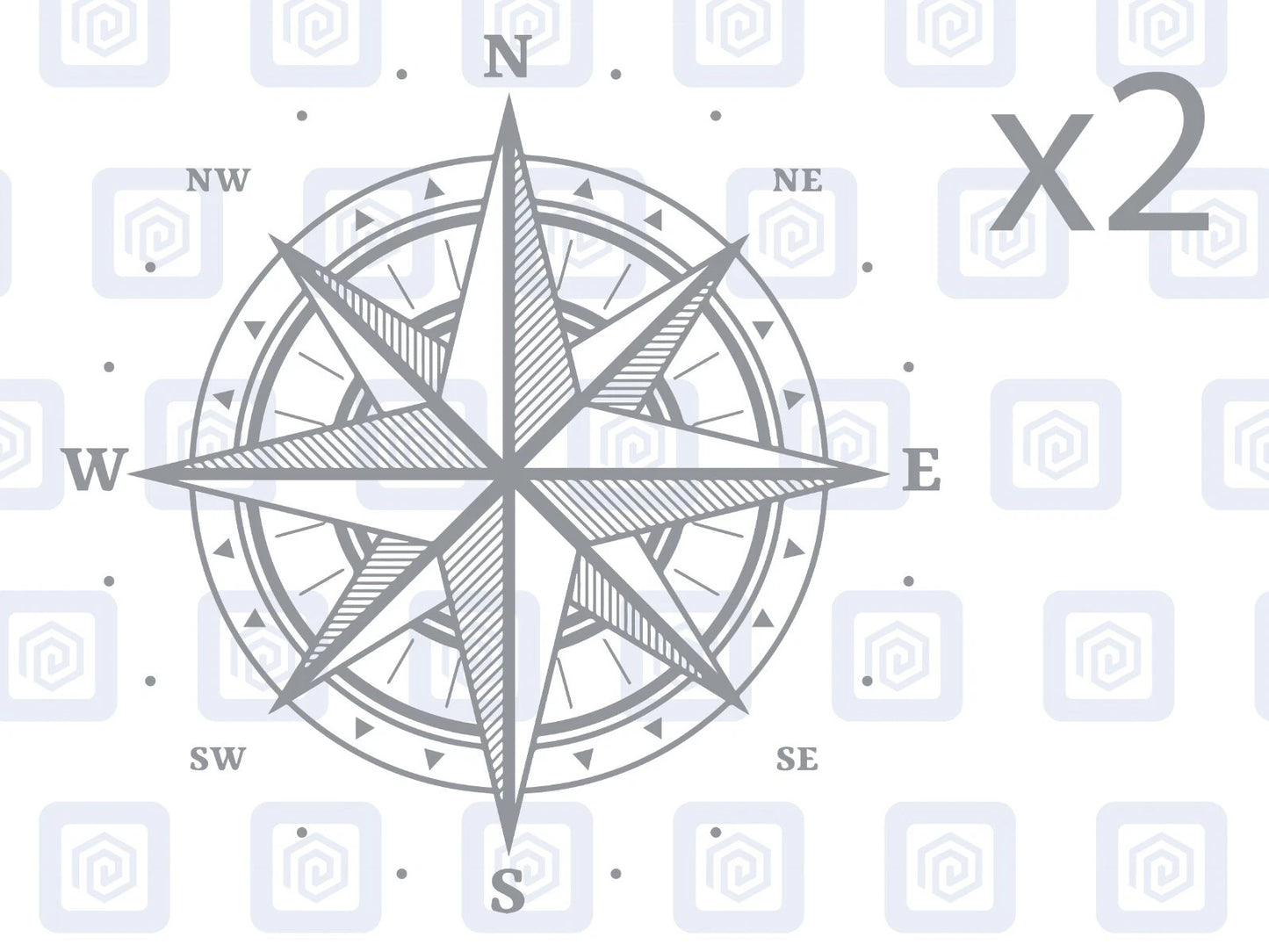 Compass Vinyl Decal For Camper Van Caravan Motorhome Sticker Graphic Campervan