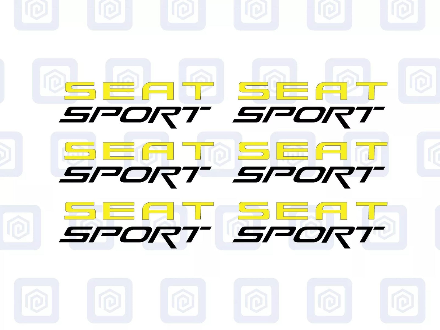 Seat Sport Leon Ibiza Cupra Ateca Brake Caliper Decal Style Stickers - x 6