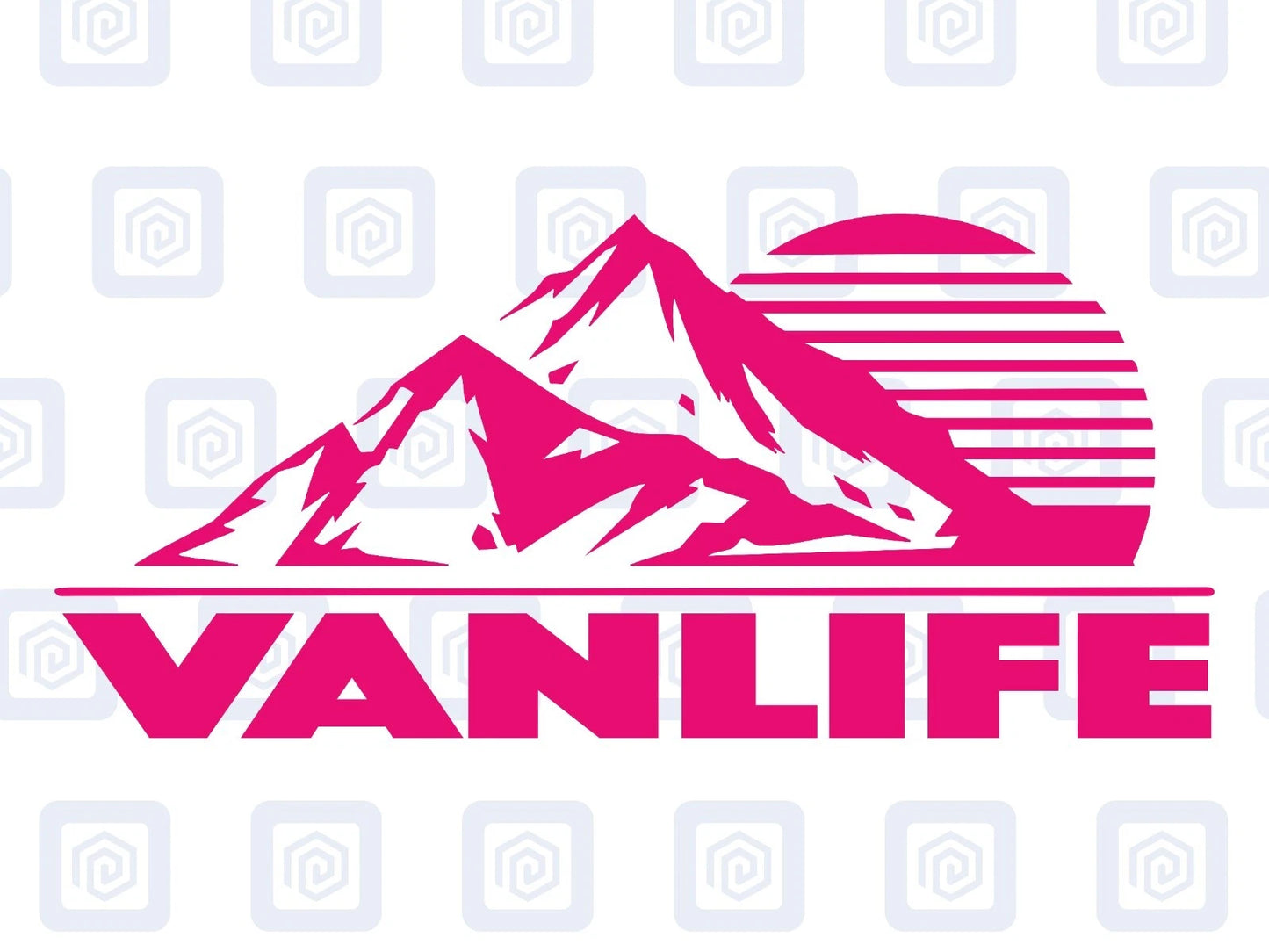XL Van Life Camping Vinyl Decals For Camper Van Caravan Sticker Graphic