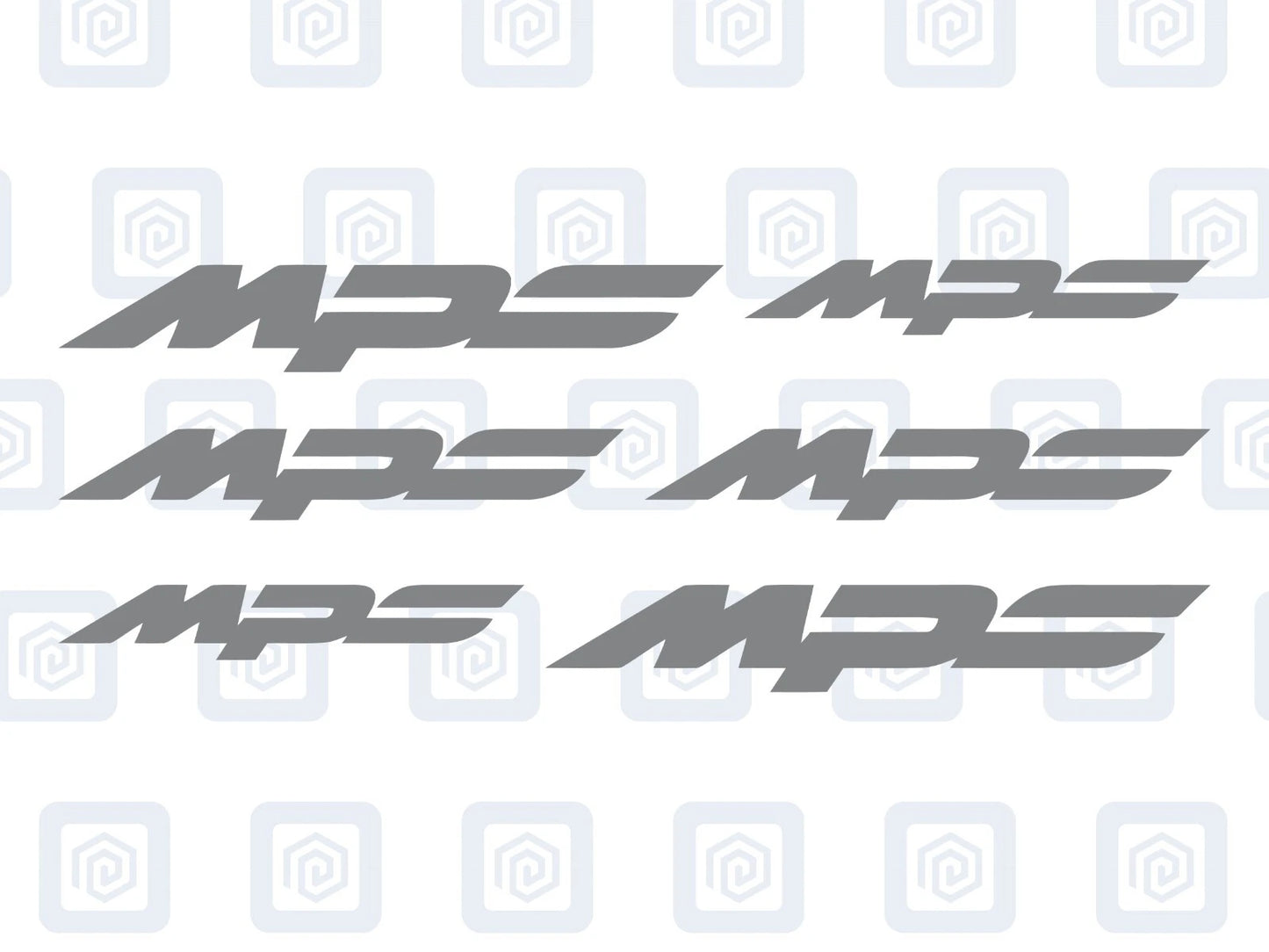 Mazda MPS 3 Style Brake Caliper Decal Style Stickers