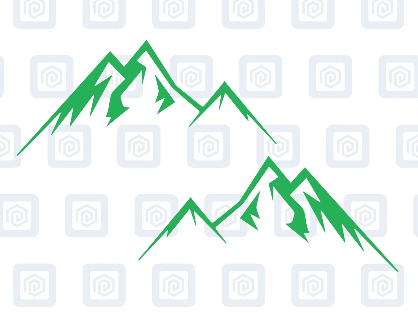 LARGE Mountain Vinyl Decals For Camper Van Caravan Sticker Graphic Pair x2