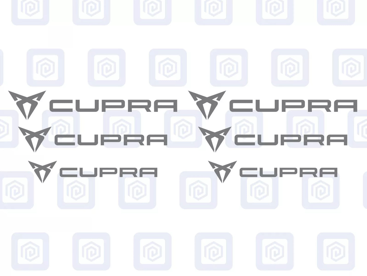 Cupra Brake Caliper Decals fits Ibiza Leon Ateca Born sticker logos (set of 6)