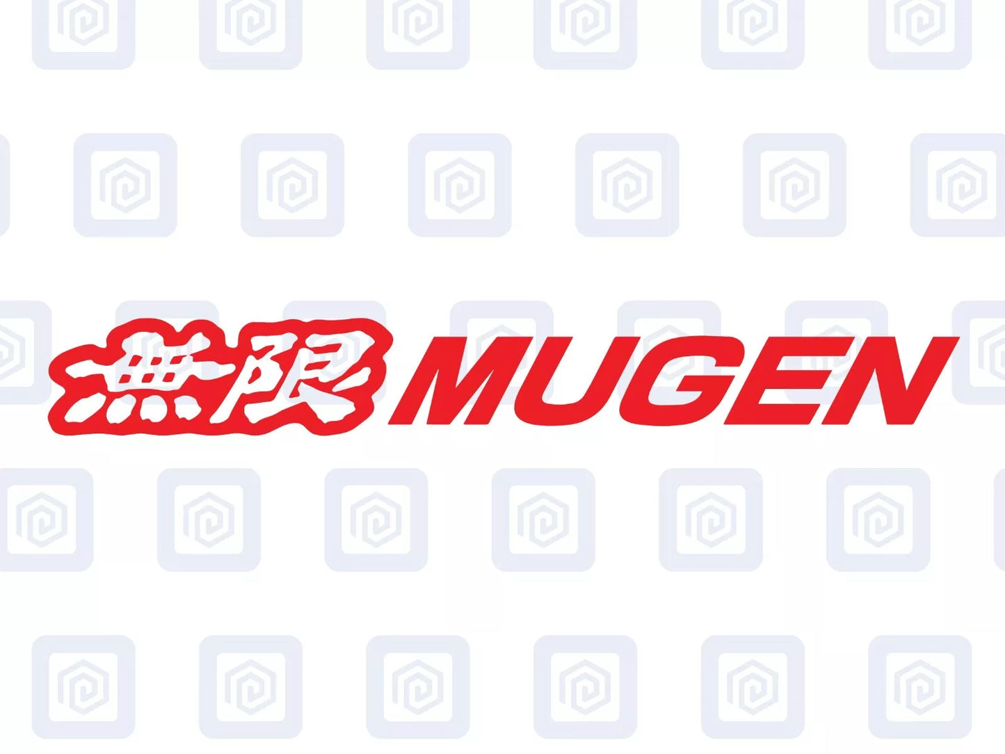 Honda Mugen Window Body Interior Decal Sticker Logo (Set of 2) FN2 EP3 EK