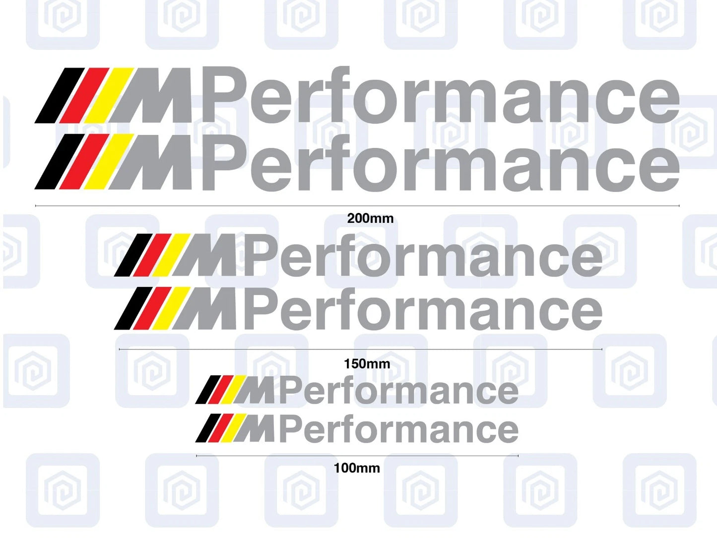 M Performance Sticker Decal Style Sticker FitsM2 M3 M4 M5 M6 Msport MPerformance