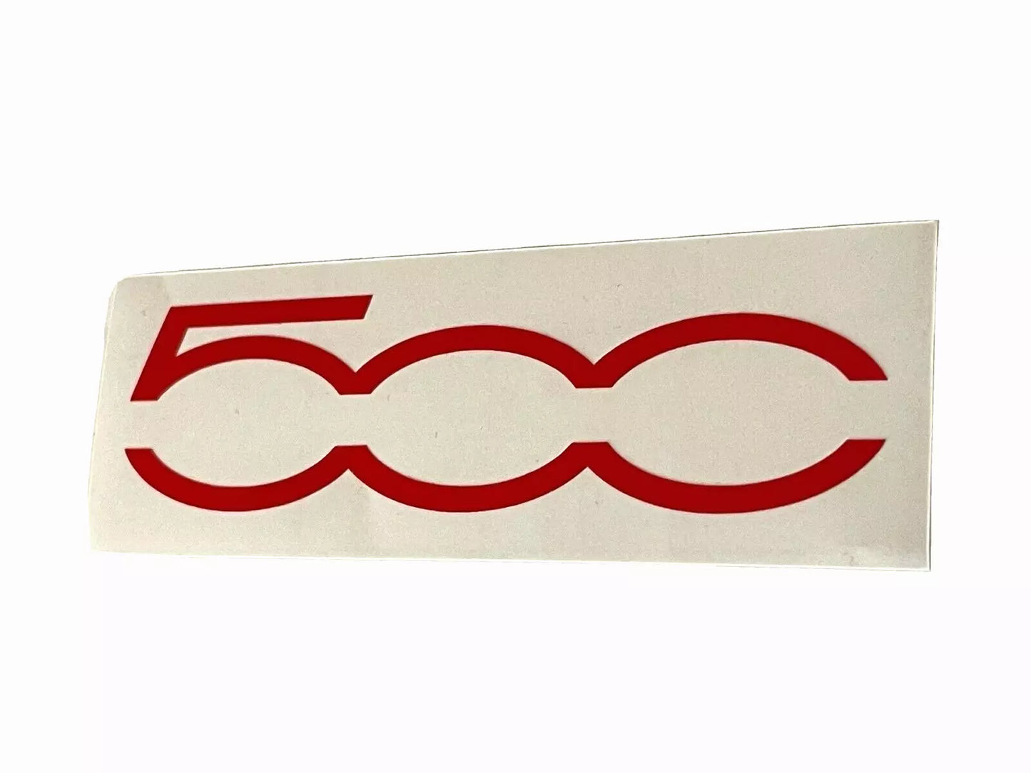 Fiat 500 Boot Handle Decal Sticker Inlay Abarth Graphic Sport Pop S Moulding