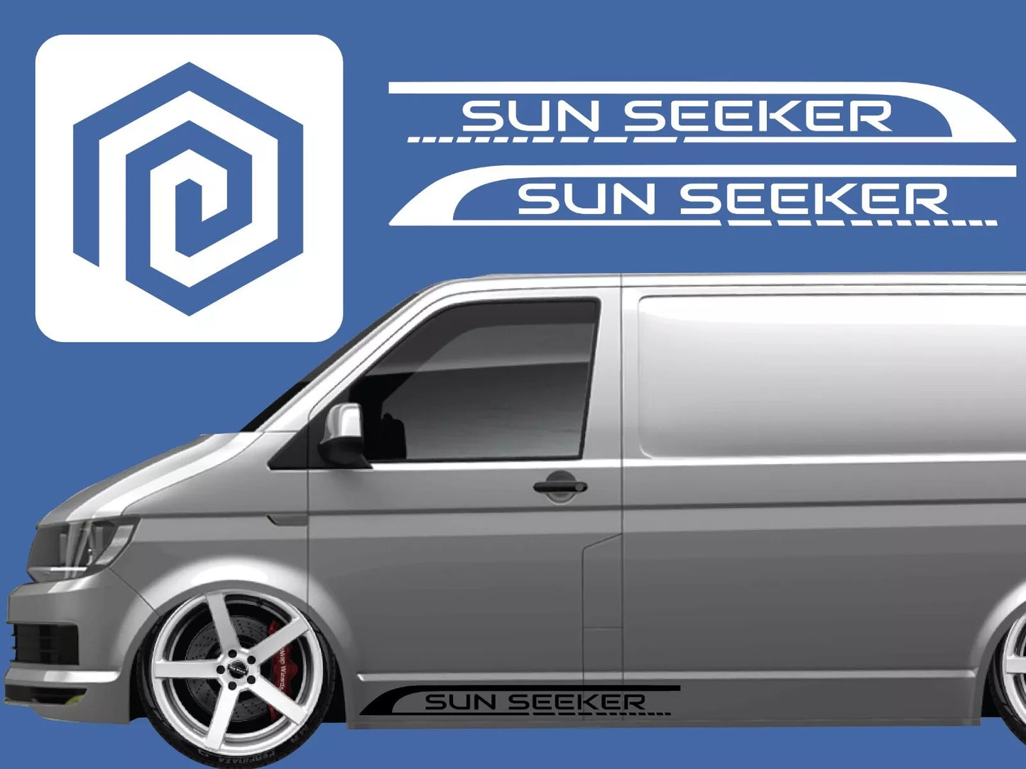 Sun Seeker Side Graphics Vinyl Decal For Camper Van Caravan Motorhome Sticker