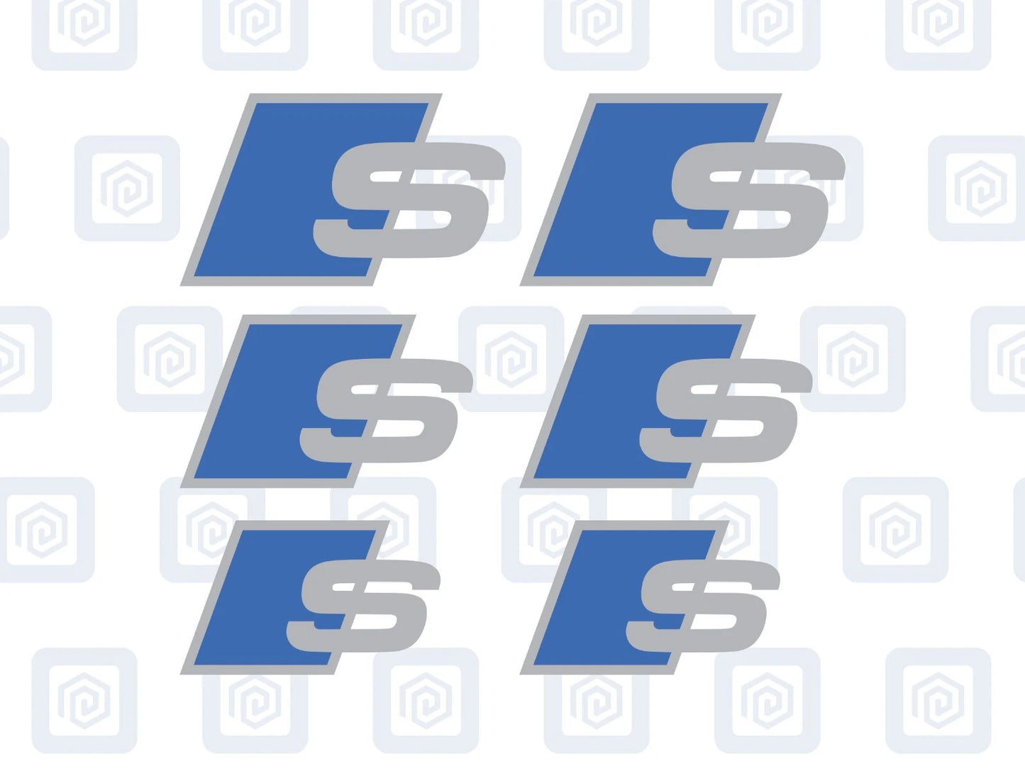 S Brake Caliper Decals Fits A1 A3 A4 A5 A6 A7 sticker logos (set of 6)