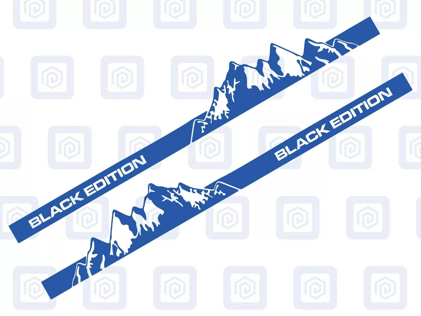 Black Edition Full Side Vinyl Decals For Campervan Motorhome Sticker GraphicOpens