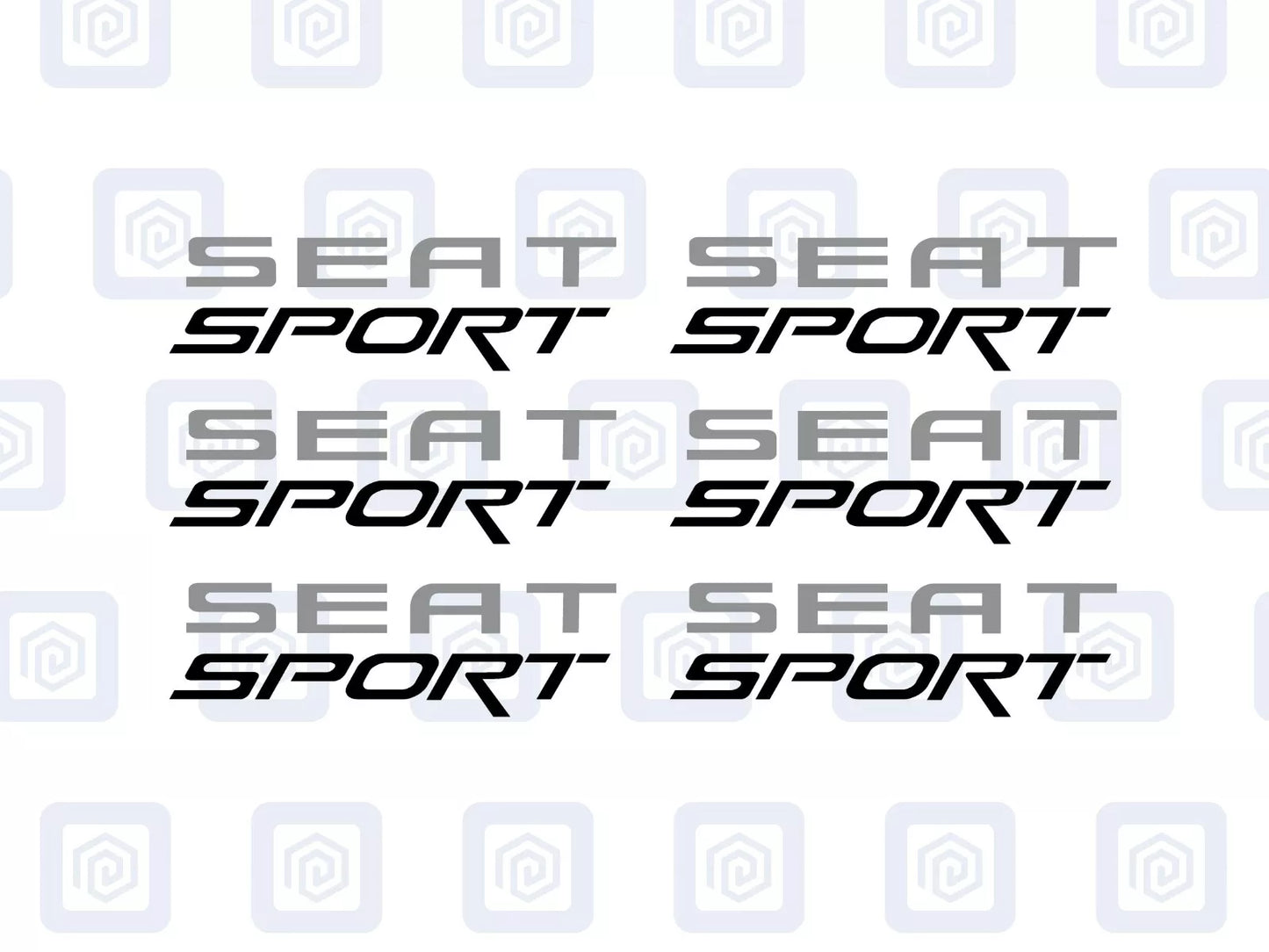 Seat Sport Leon Ibiza Cupra Ateca Brake Caliper Decal Style Stickers - x 6