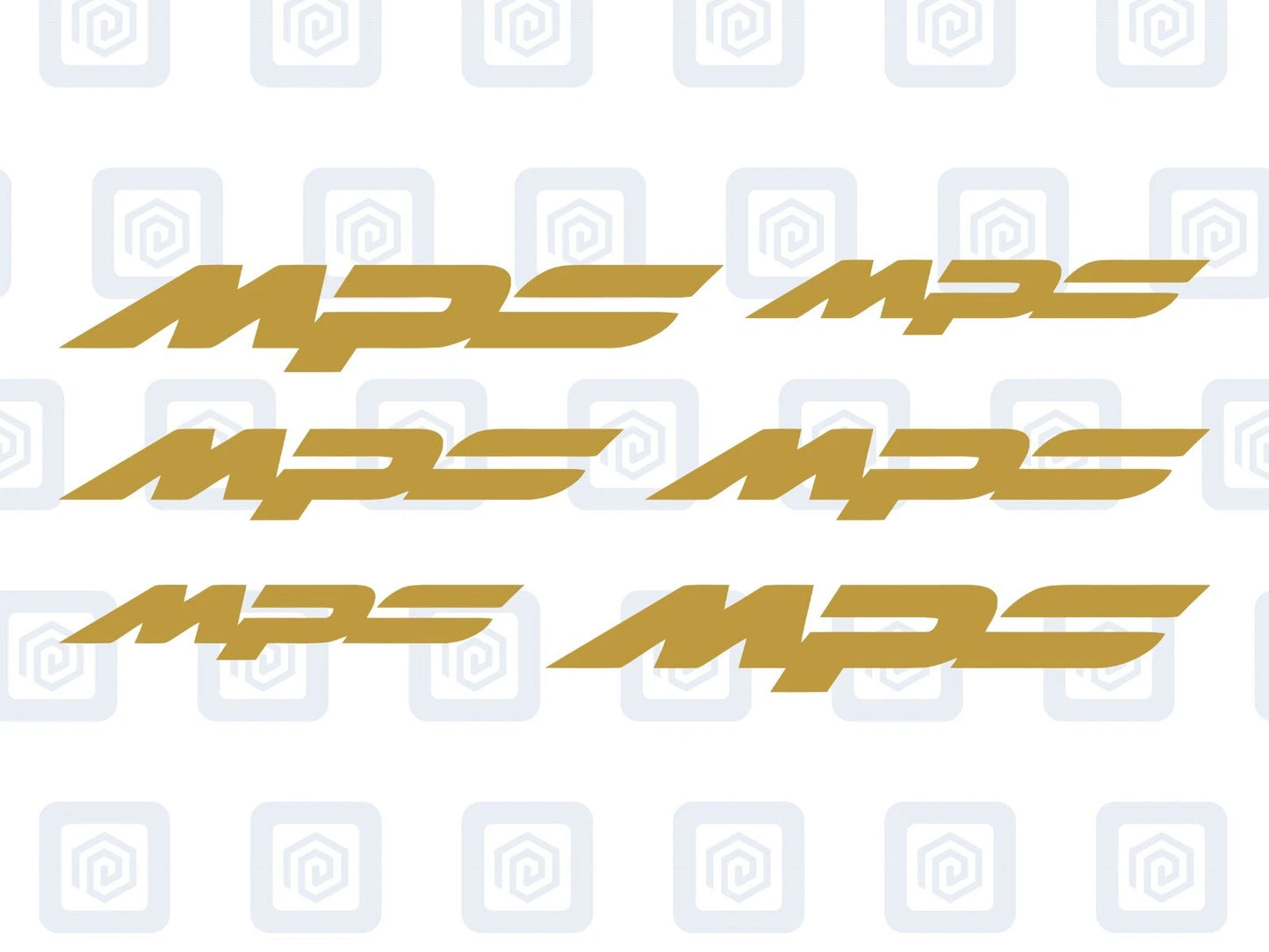 Mazda MPS 3 Style Brake Caliper Decal Style Stickers
