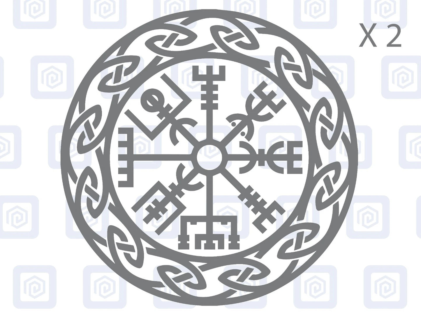 Viking Rune Compass Vinyl Decal For Camper Van Caravan Motorhome Campervan