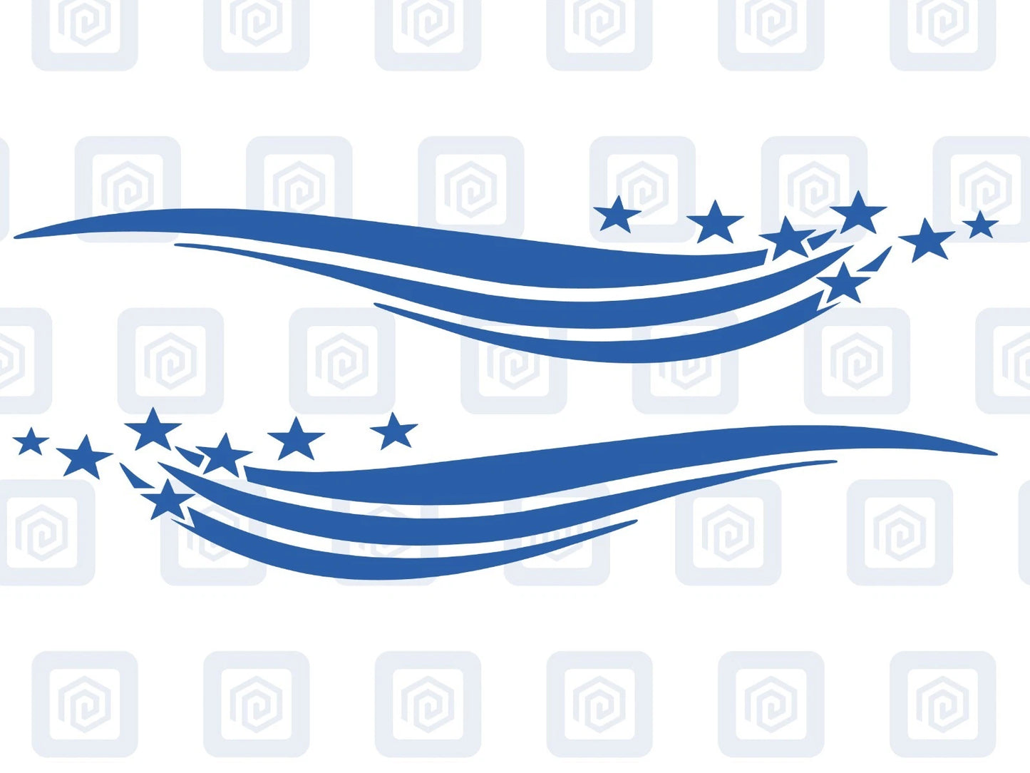 Star Band Stripe Vinyl Decals For Campervan Motorhome Caravan Sticker Graphic