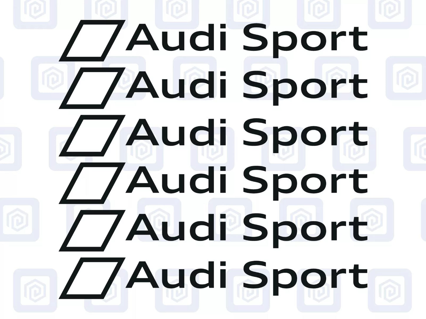Audi Sport Logo Premium Door Sill Decals Stickers A3 A4 A5 S3 S4 S5 RS3