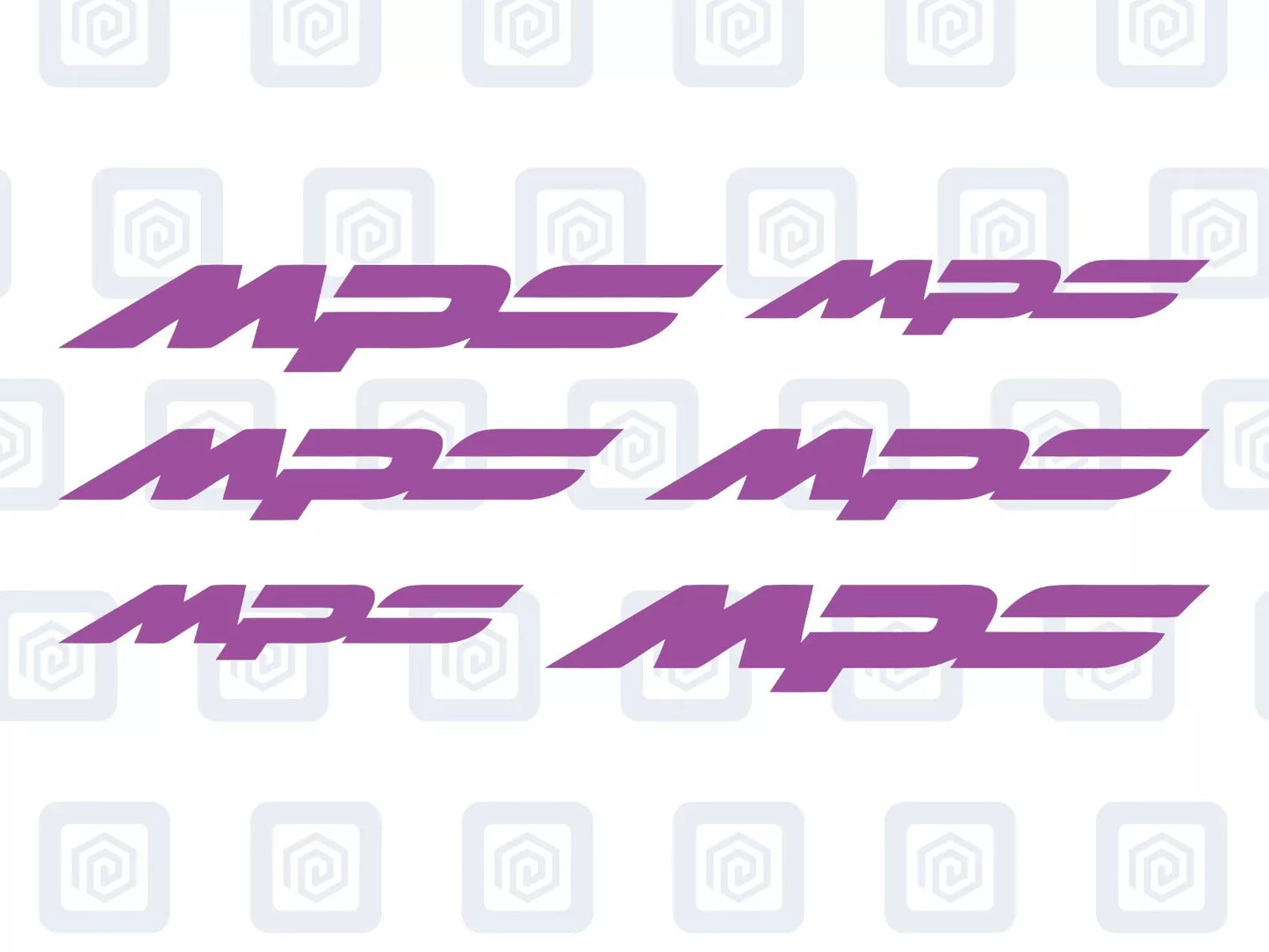 Mazda MPS 3 Style Brake Caliper Decal Style Stickers