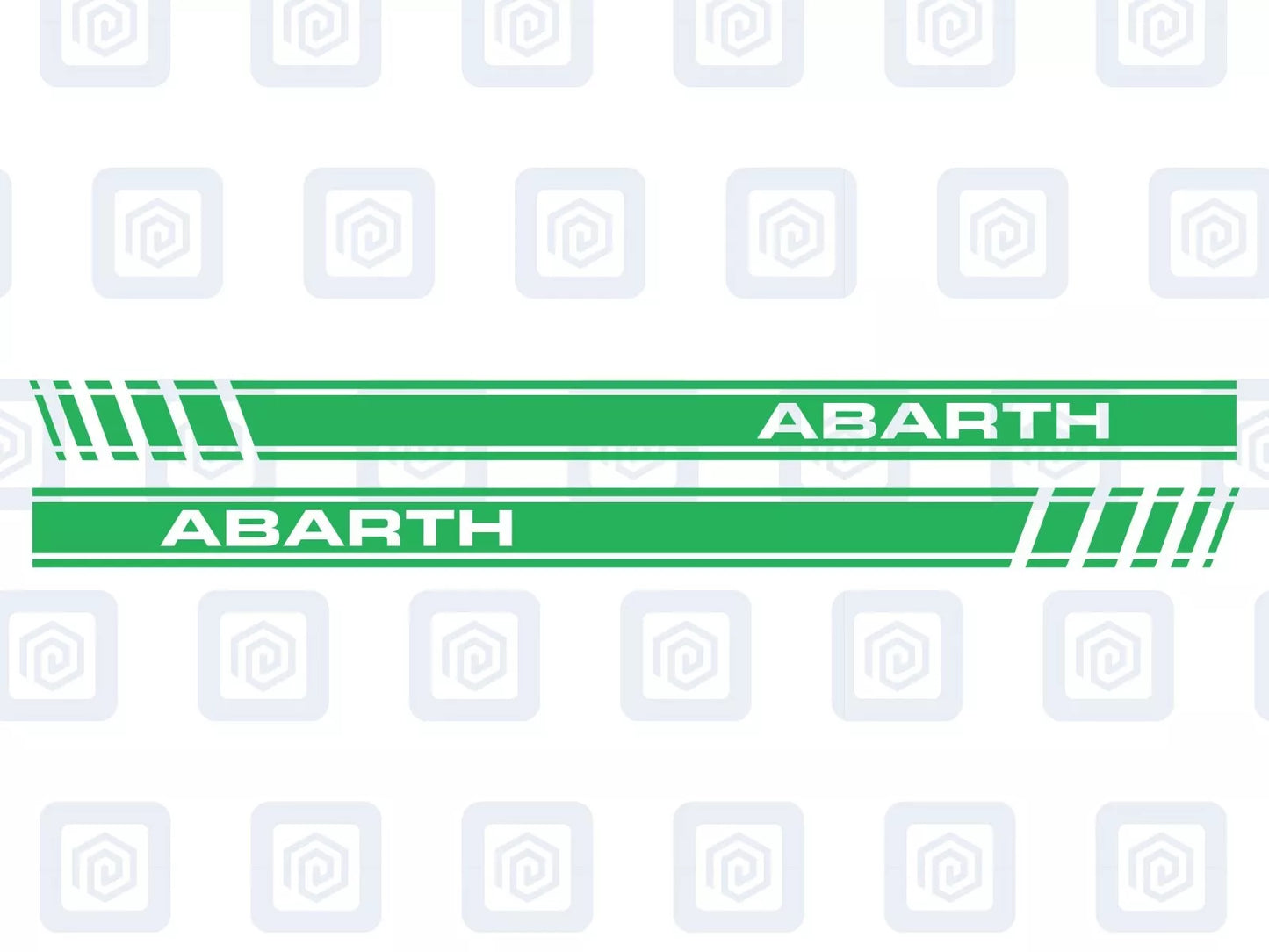 Fiat Abarth 500 595 695 Side Stripe Decal Sticker (Set of 2) Twin Air Sport Pop