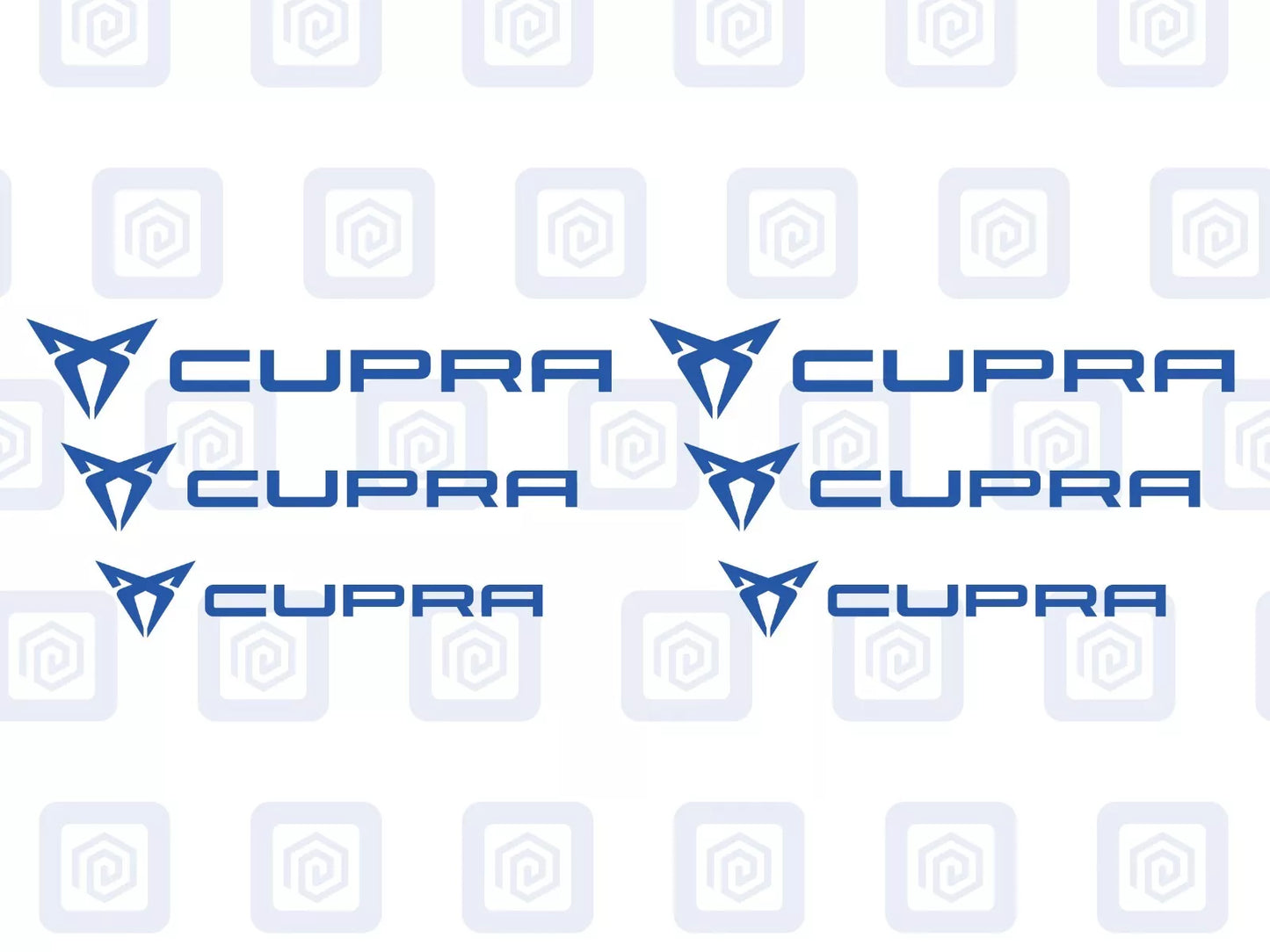 Cupra Brake Caliper Decals fits Ibiza Leon Ateca Born sticker logos (set of 6)