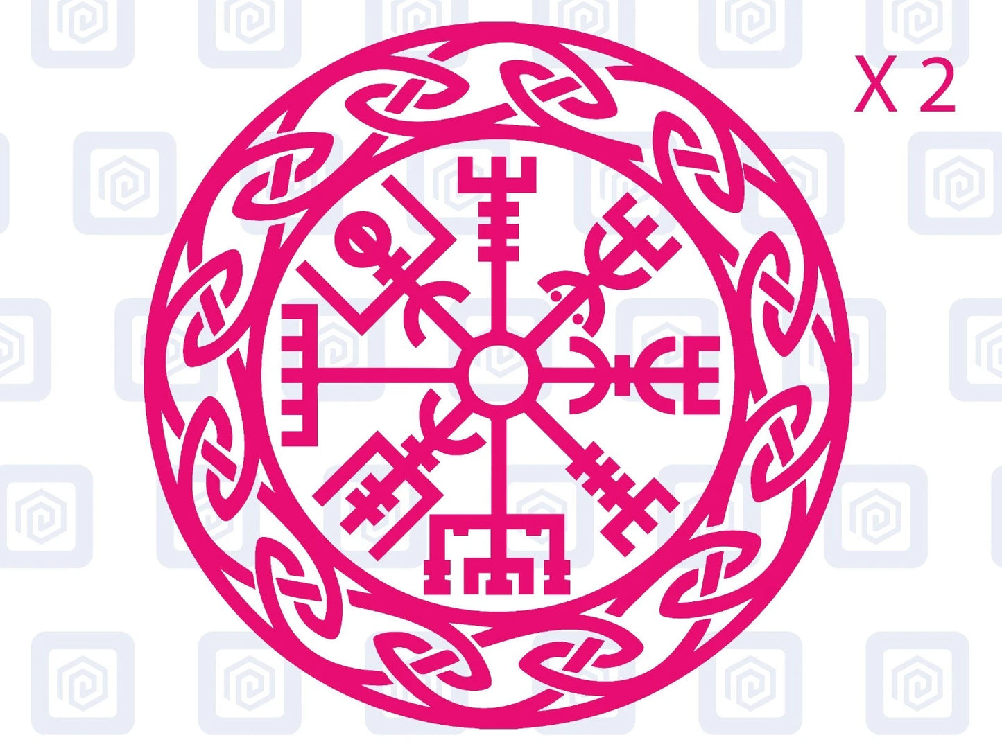 Viking Rune Compass Vinyl Decal For Camper Van Caravan Motorhome Campervan