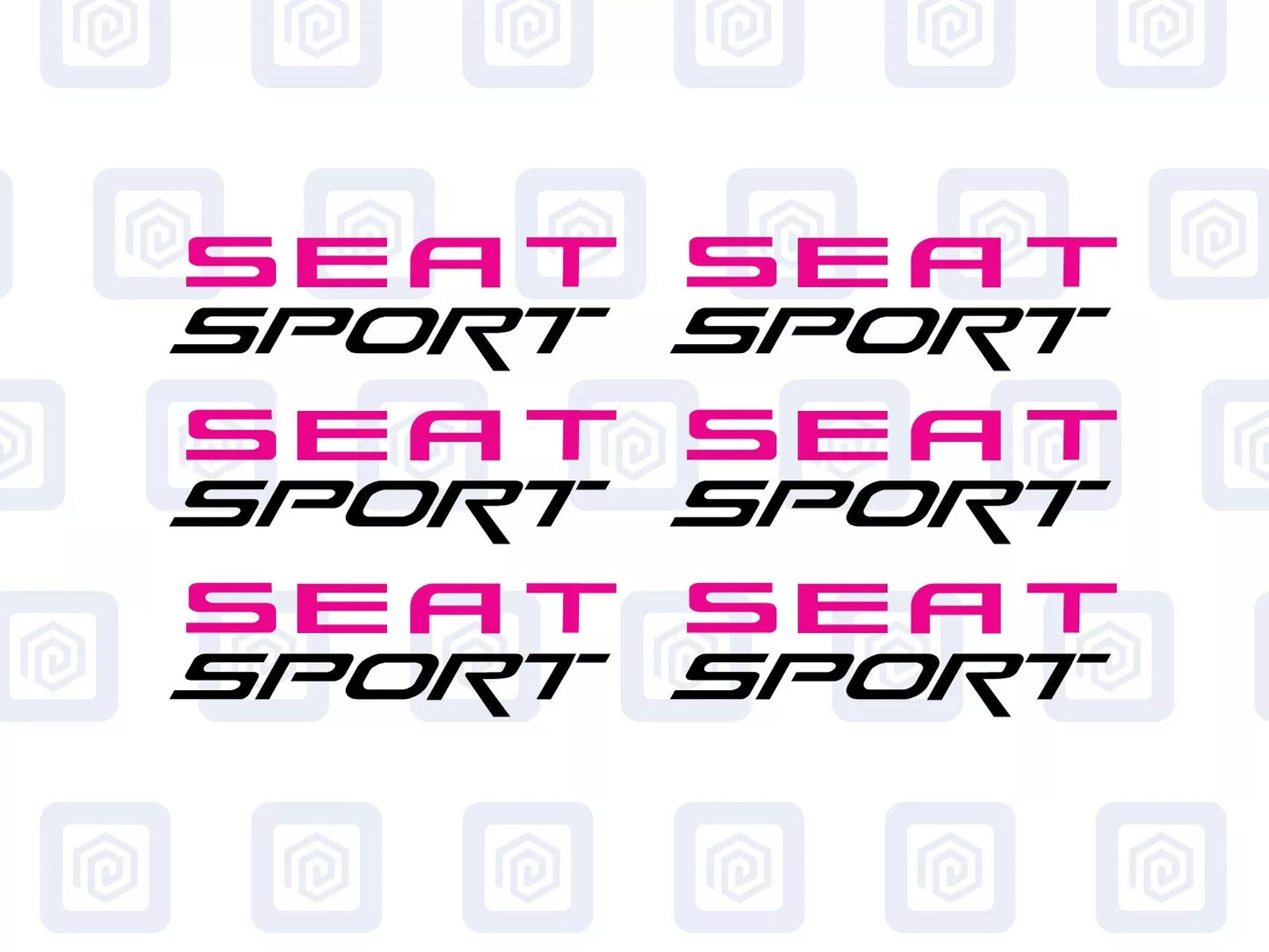 Seat Sport Leon Ibiza Cupra Ateca Brake Caliper Decal Style Stickers - x 6