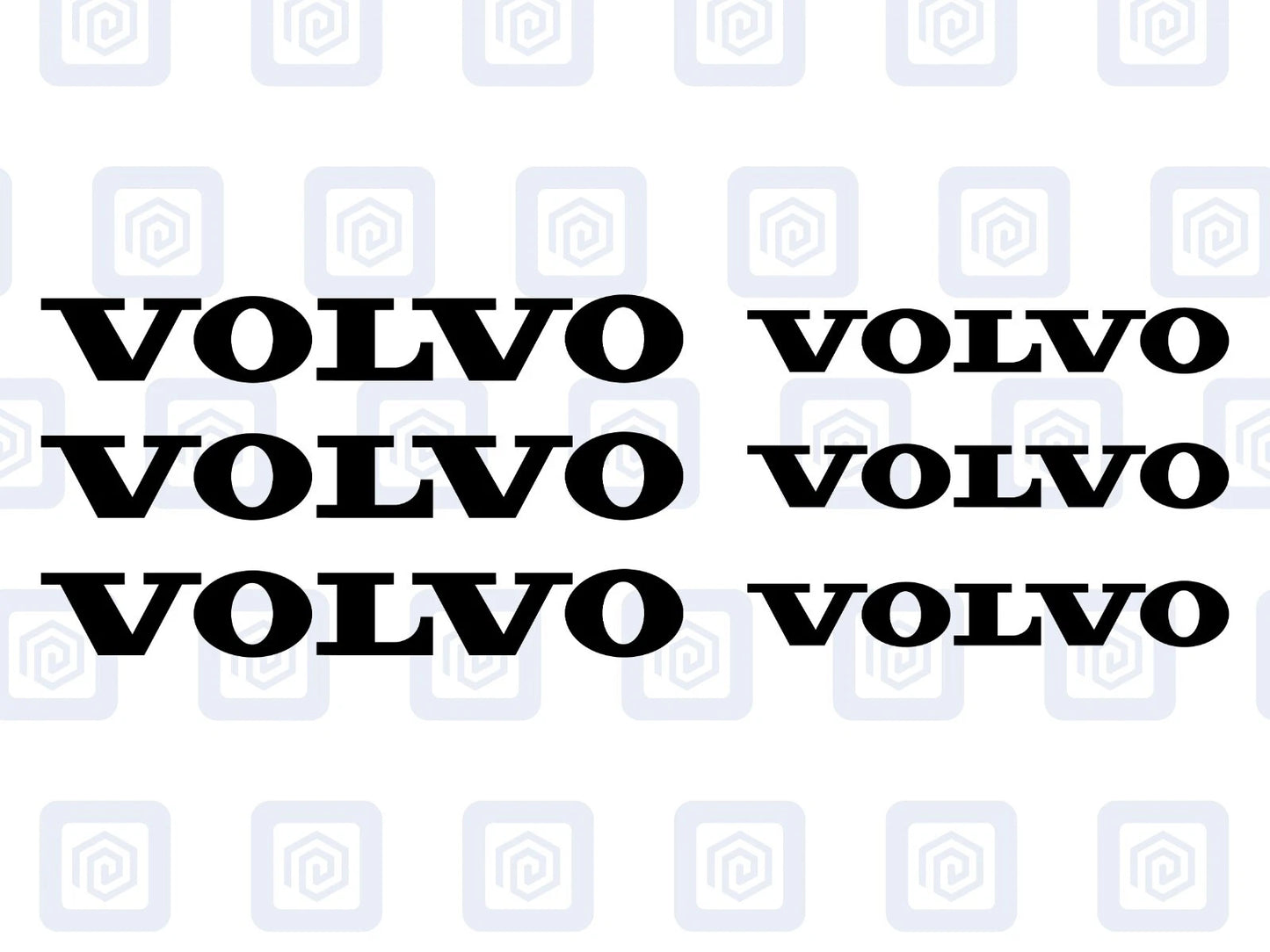 Volvo Brake Caliper Decals Sticker Logos (set of 6) V50 S40 V60 V70 XC70 XC90