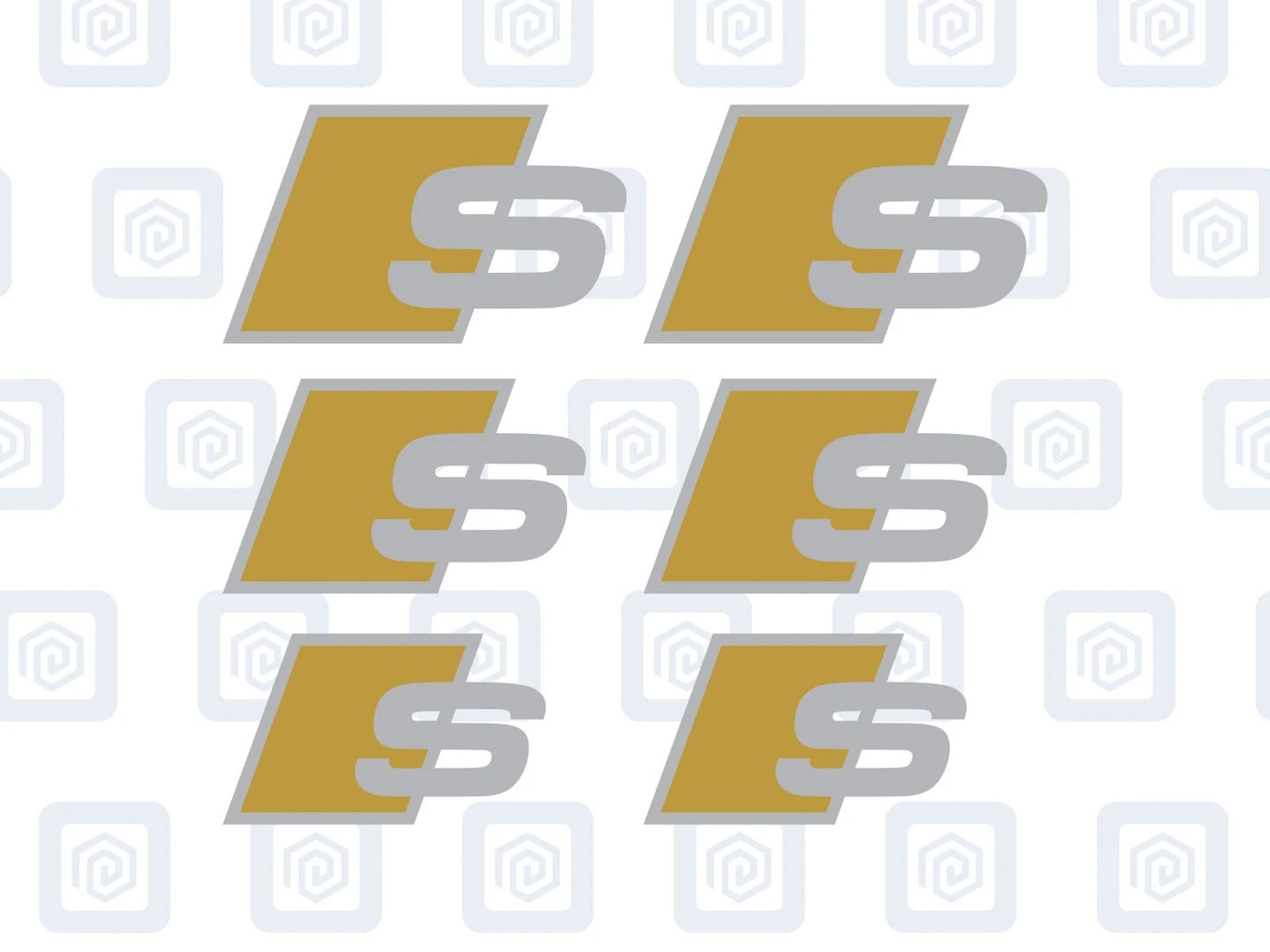 S Brake Caliper Decals Fits A1 A3 A4 A5 A6 A7 sticker logos (set of 6)