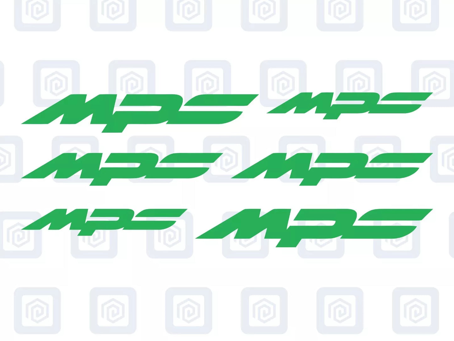 Mazda MPS 3 Style Brake Caliper Decal Style Stickers
