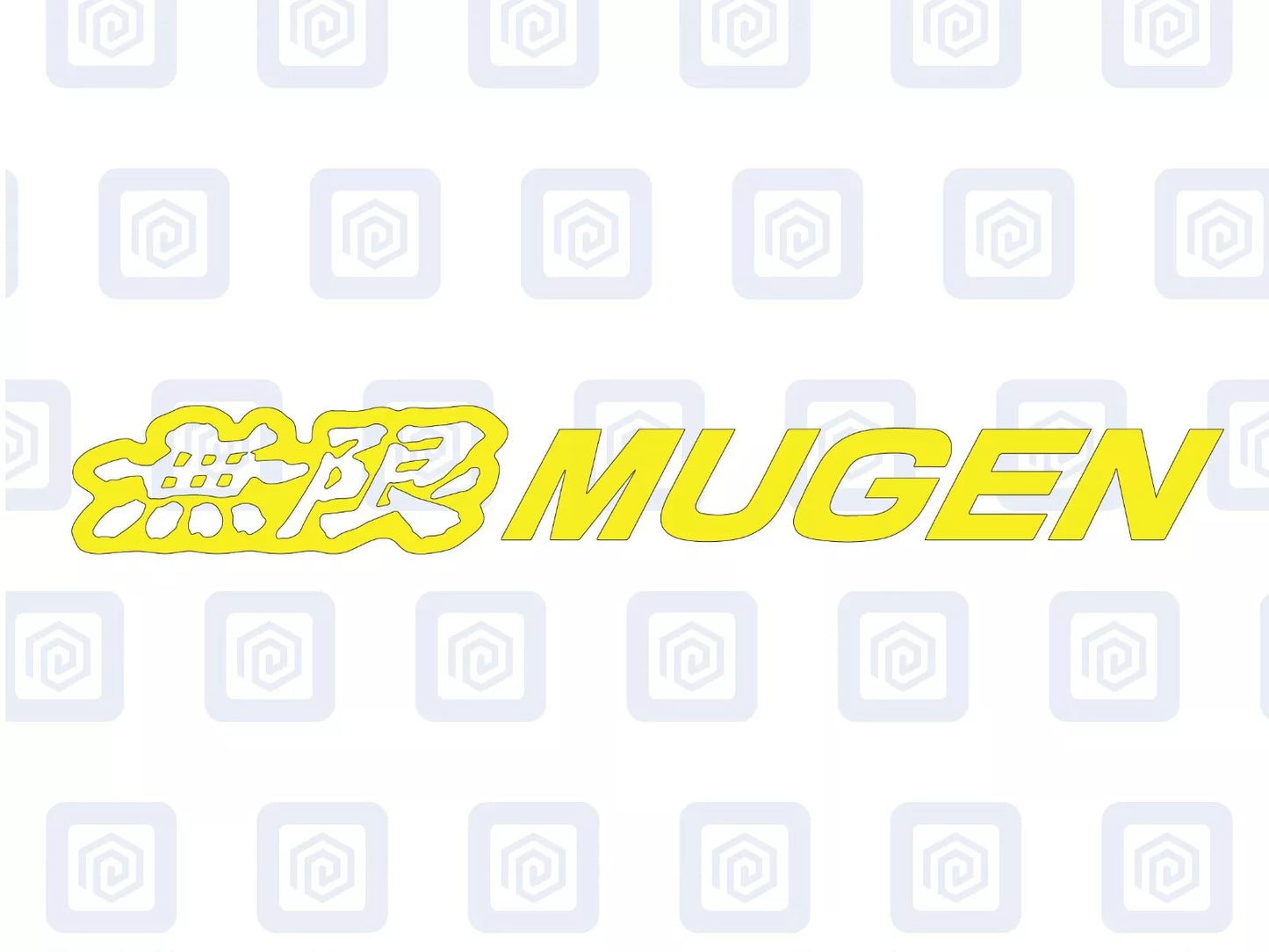 Honda Mugen Windscreen Decal Sticker Logo FN2 EP3 EK