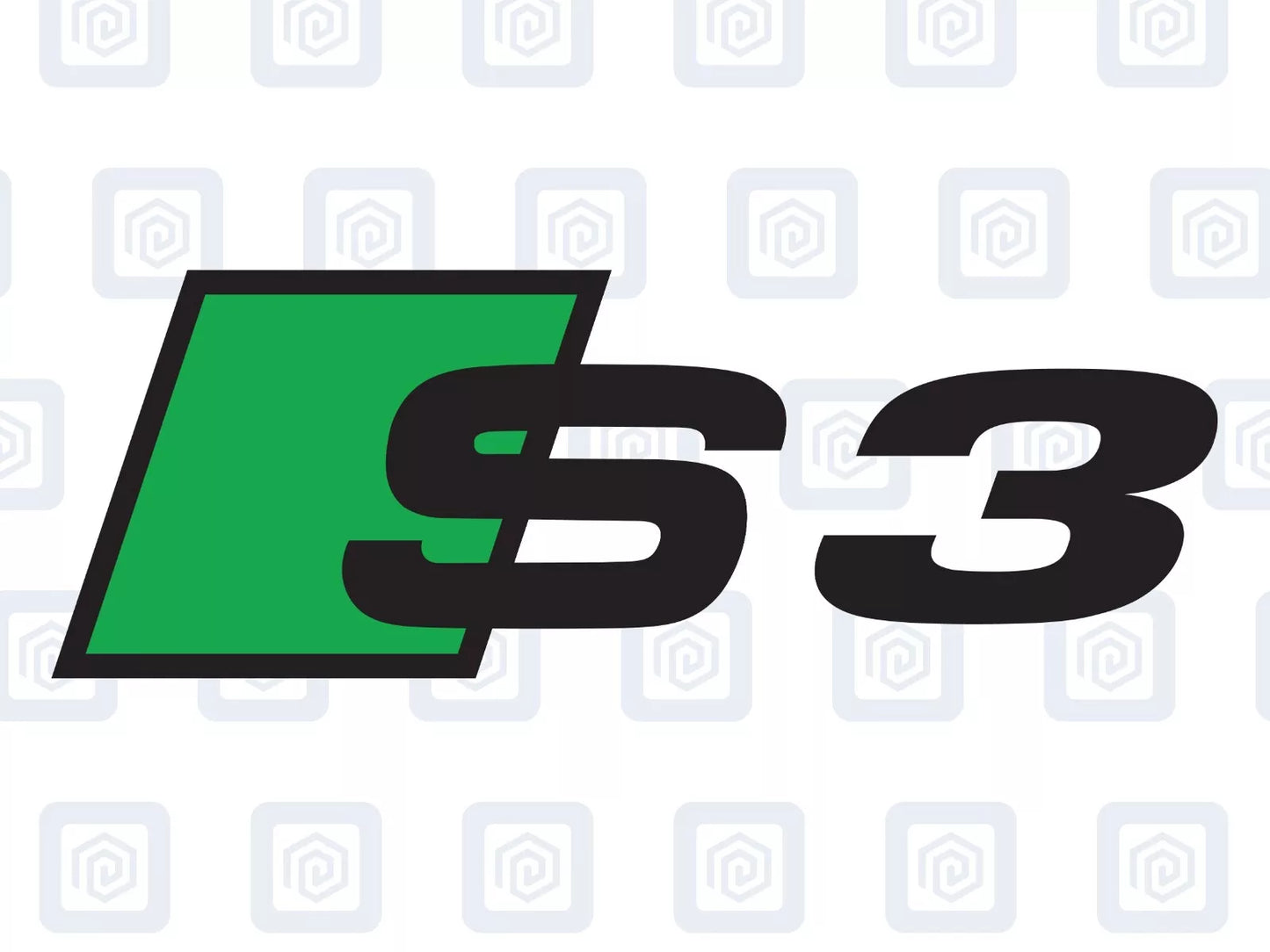 Audi S3 Style Brake Caliper Decals A3 Hatch Sportback sticker logos (set of 6)