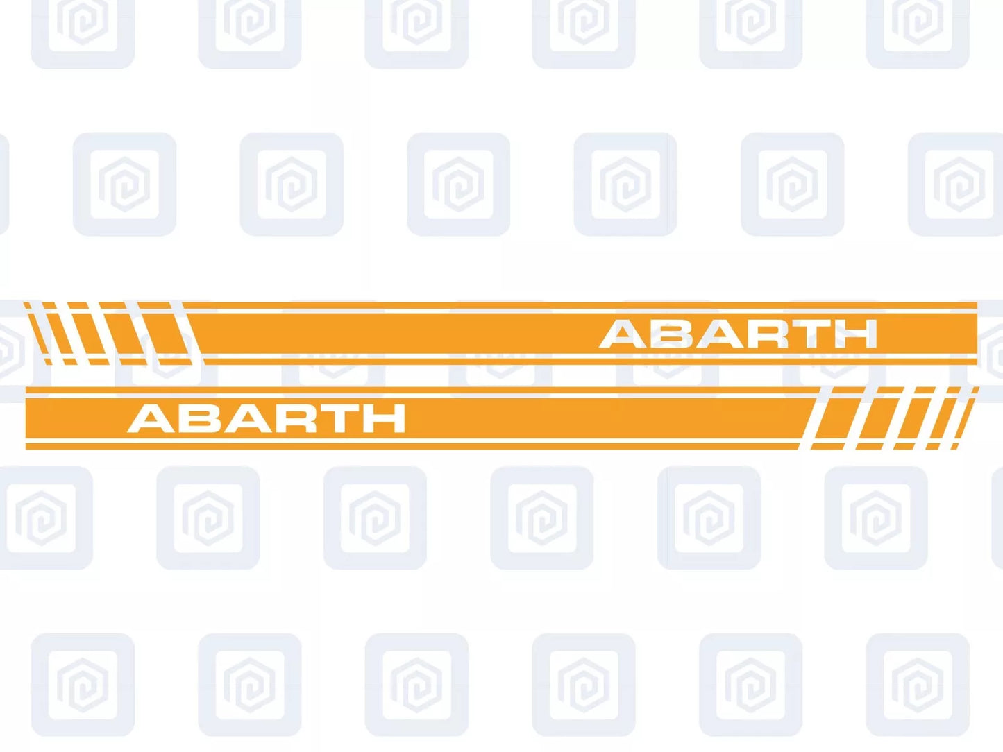 Fiat Abarth 500 595 695 Side Stripe Decal Sticker (Set of 2) Twin Air Sport Pop