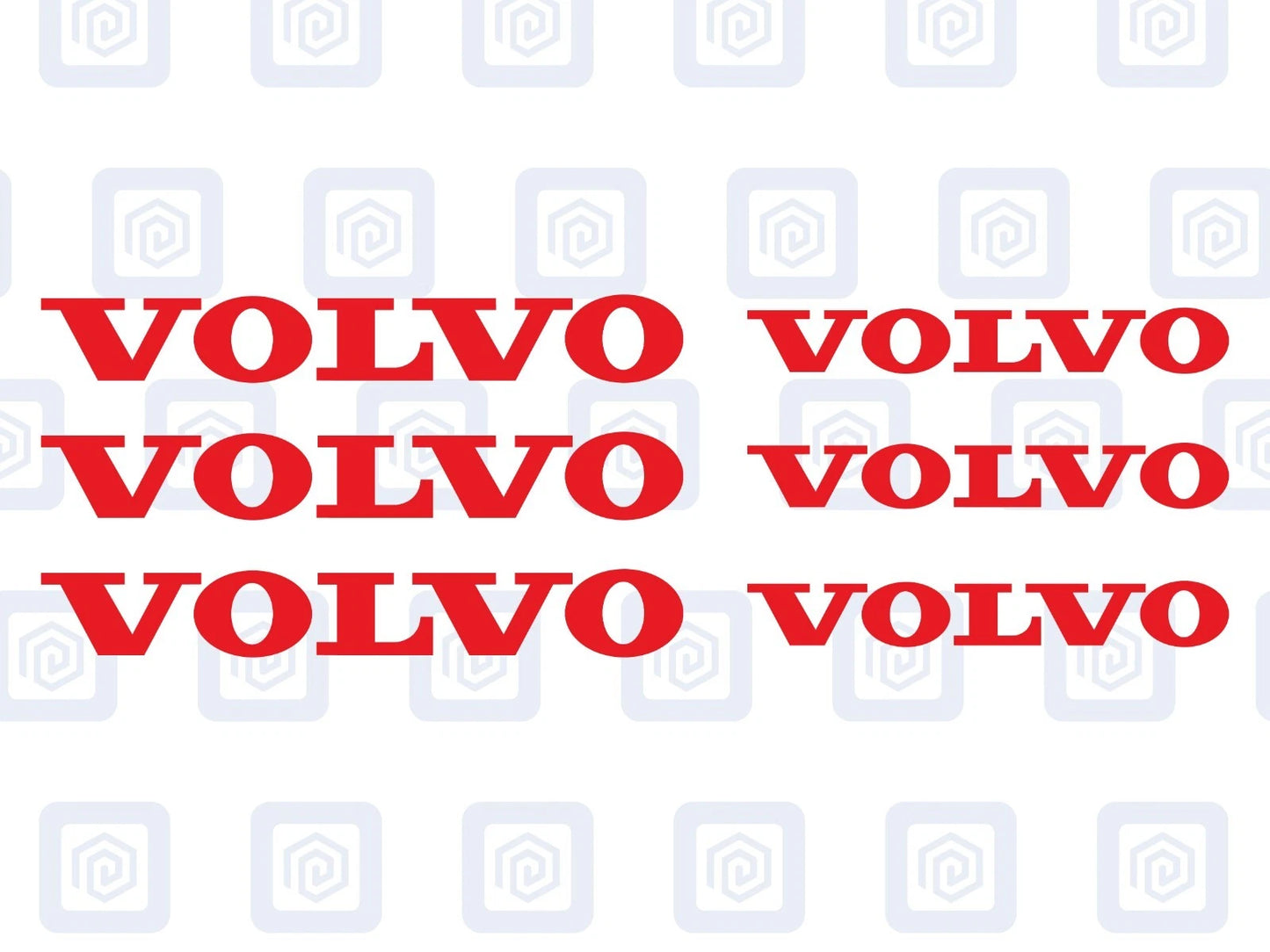 Volvo Brake Caliper Decals Sticker Logos (set of 6) V50 S40 V60 V70 XC70 XC90