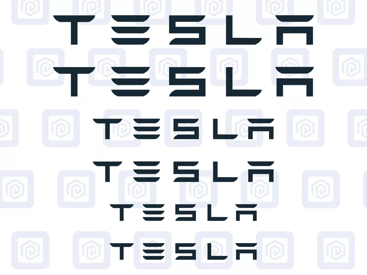 Tesla Brake Caliper Decals Sticker Logos (set of 6) Model 3 S X Y