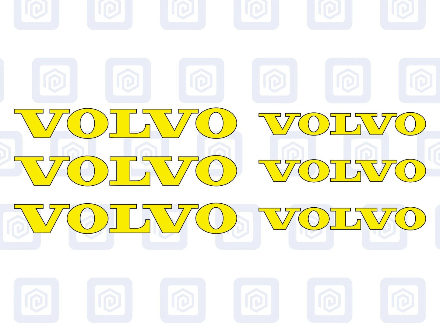 Volvo Brake Caliper Decals Sticker Logos (set of 6) V50 S40 V60 V70 XC70 XC90