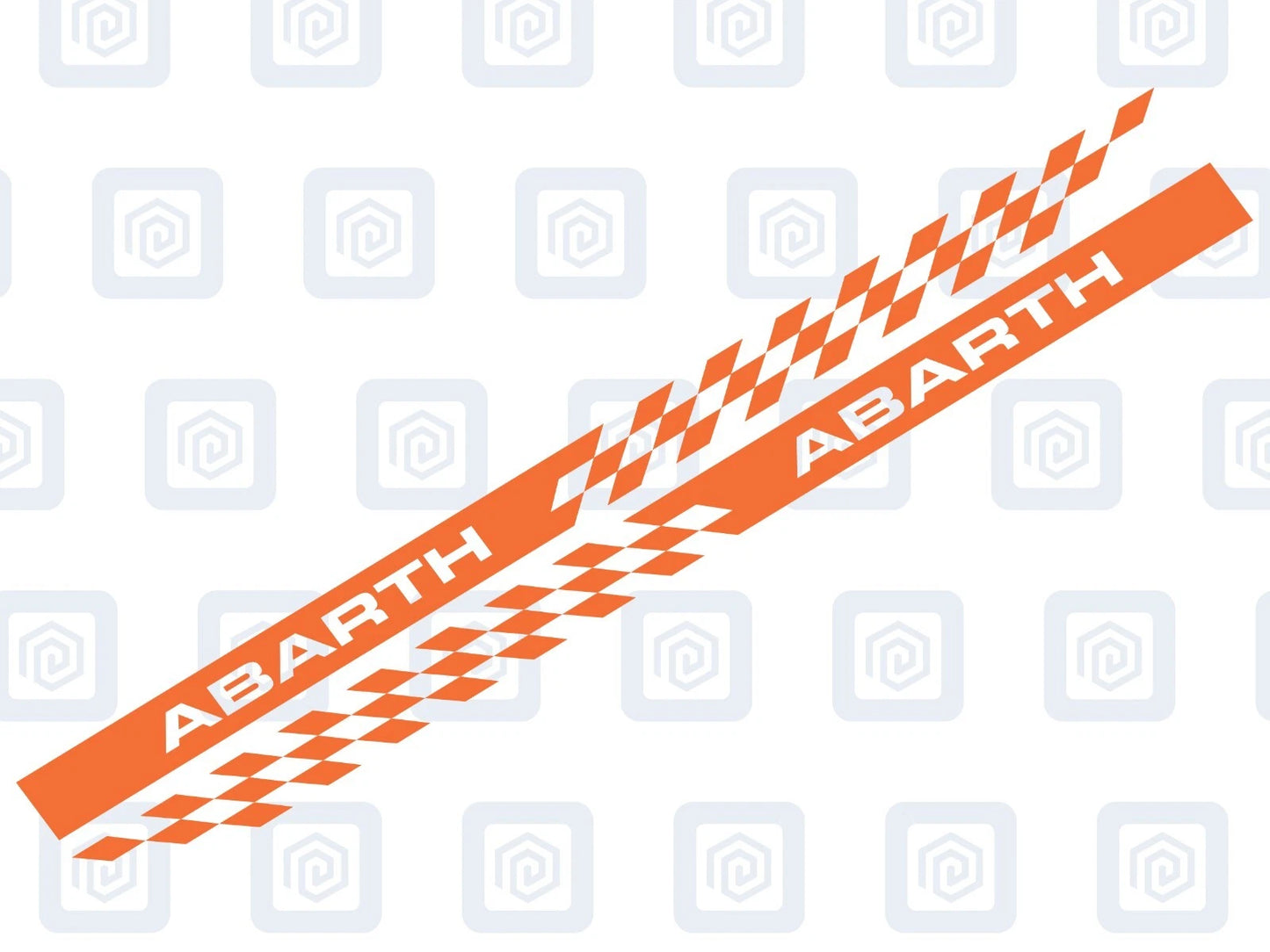Fiat Abarth 500 595 695 Side Stripe Decal Sticker (Set of 2) Twin Air Sport Pop