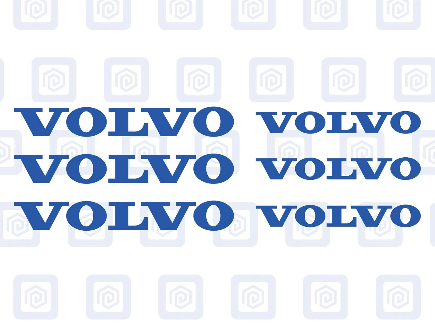 Volvo Brake Caliper Decals Sticker Logos (set of 6) V50 S40 V60 V70 XC70 XC90