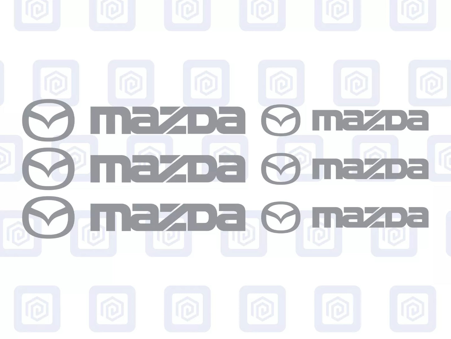 Mazda Brake Caliper Decals Sticker Logos (set of 6) JDM JAP DRIFT