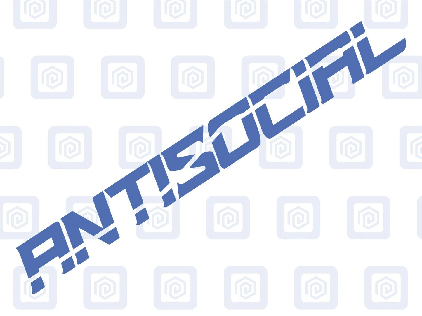 Antisocial Sticker JDM DUB Euro Stance VAG Window Vinyl Decal Graphic