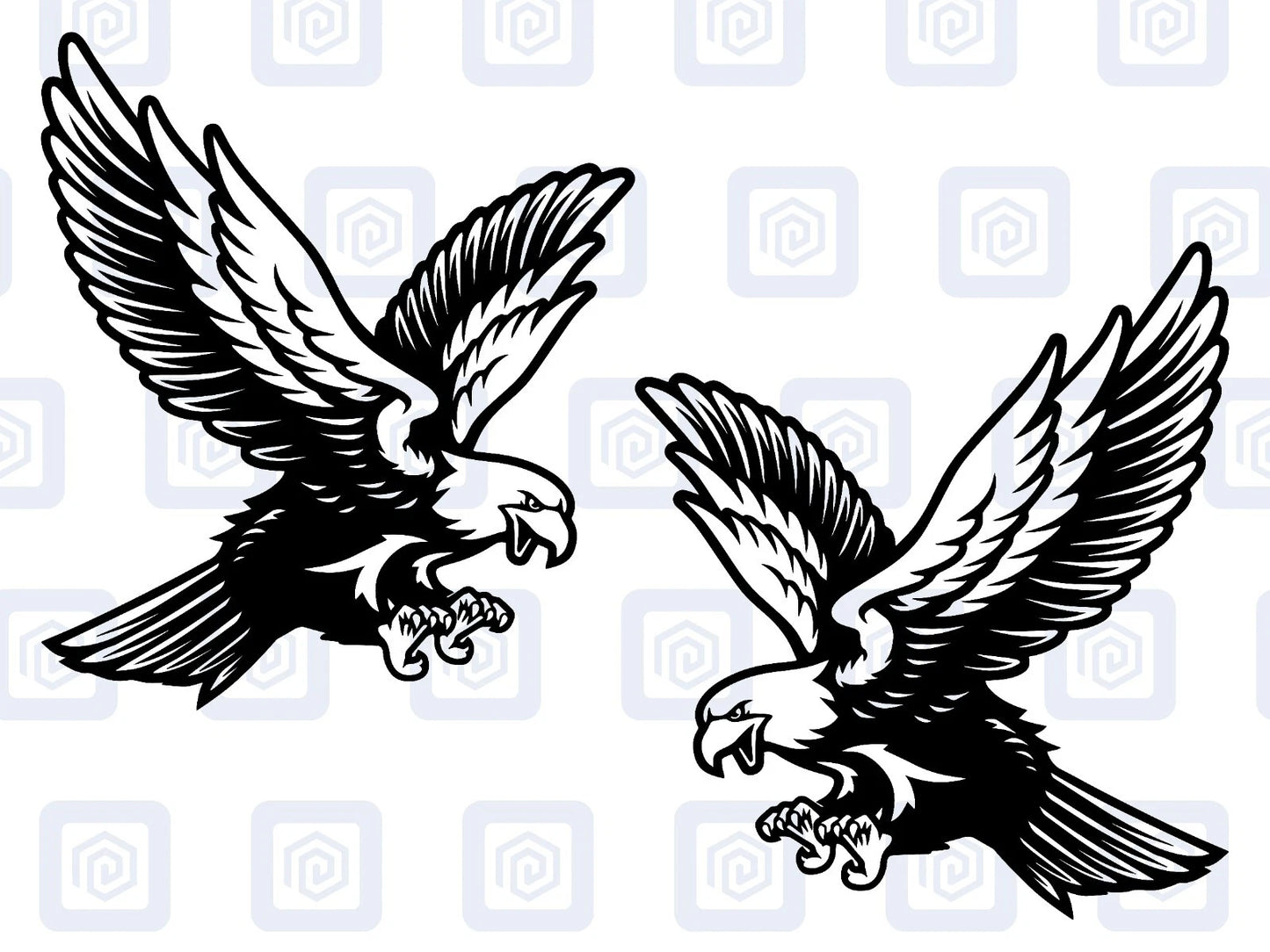Eagle Vinyl Decal For Campervan Van Caravan Sticker Graphic Camping Bird Feather