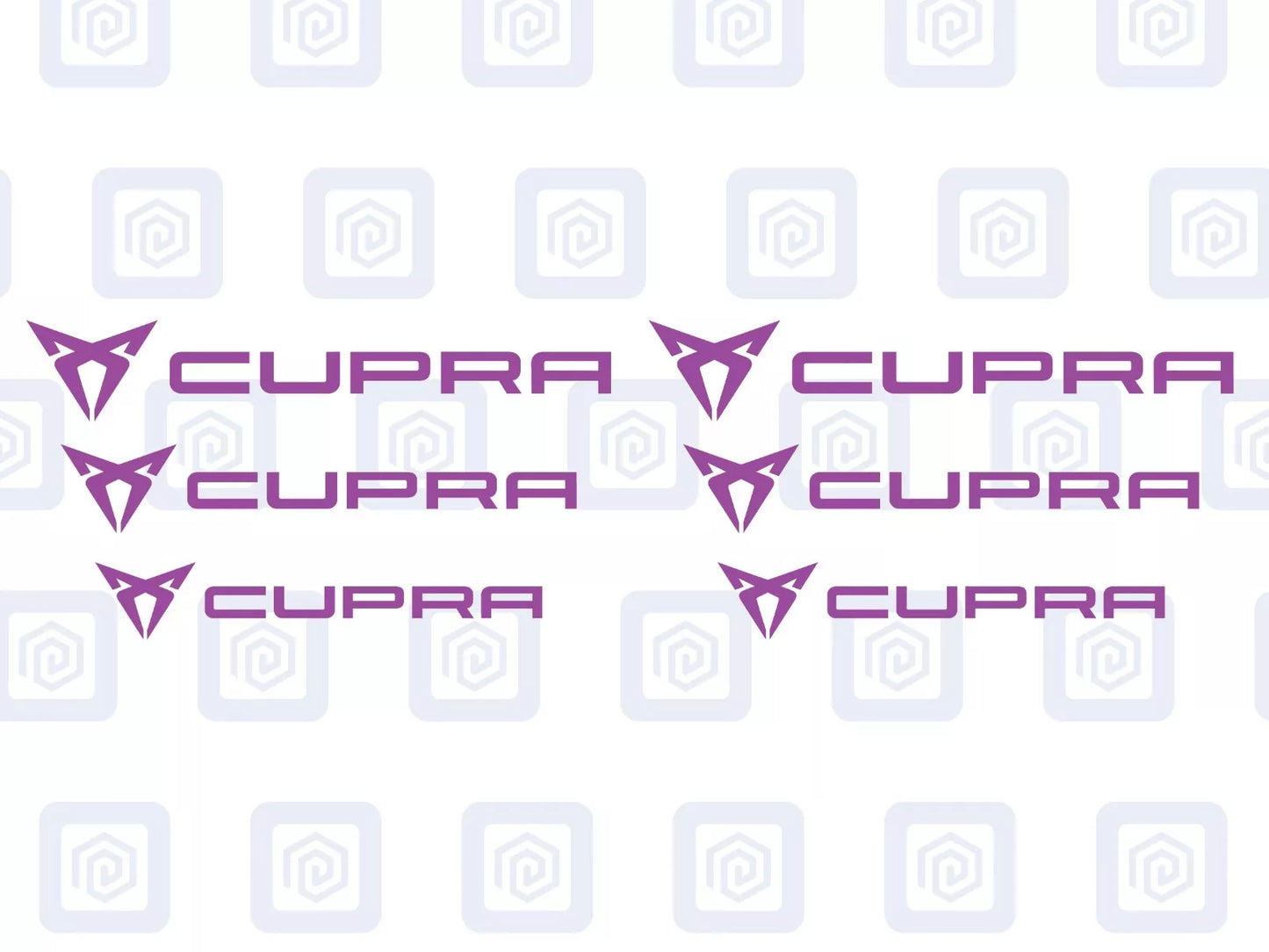 Cupra Brake Caliper Decals fits Ibiza Leon Ateca Born sticker logos (set of 6)
