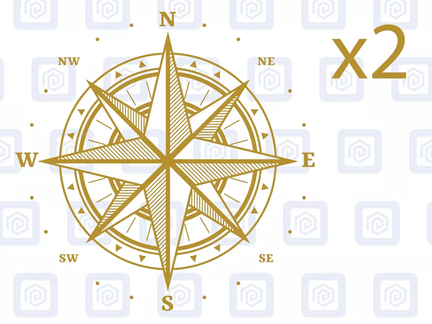 Compass Vinyl Decal For Camper Van Caravan Motorhome Sticker Graphic Campervan