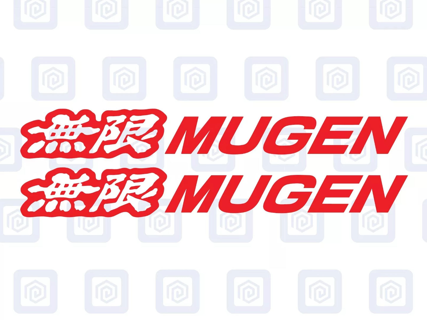 Honda Type R Mugen Side Decal Sticker Logo (set of 2) FN2 EP3 EK Civic Integra