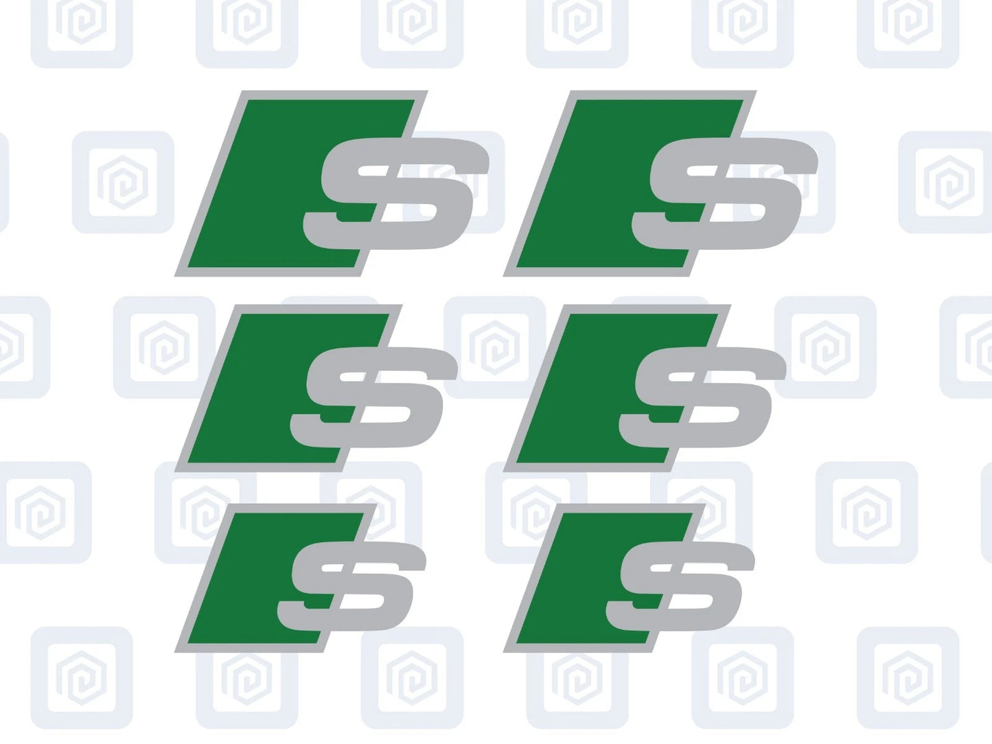 S Brake Caliper Decals Fits A1 A3 A4 A5 A6 A7 sticker logos (set of 6)