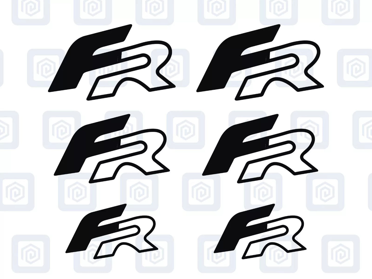FR Suitable For Leon Ibiza Cupra Ateca Born Brake Caliper Decal Style Stickers