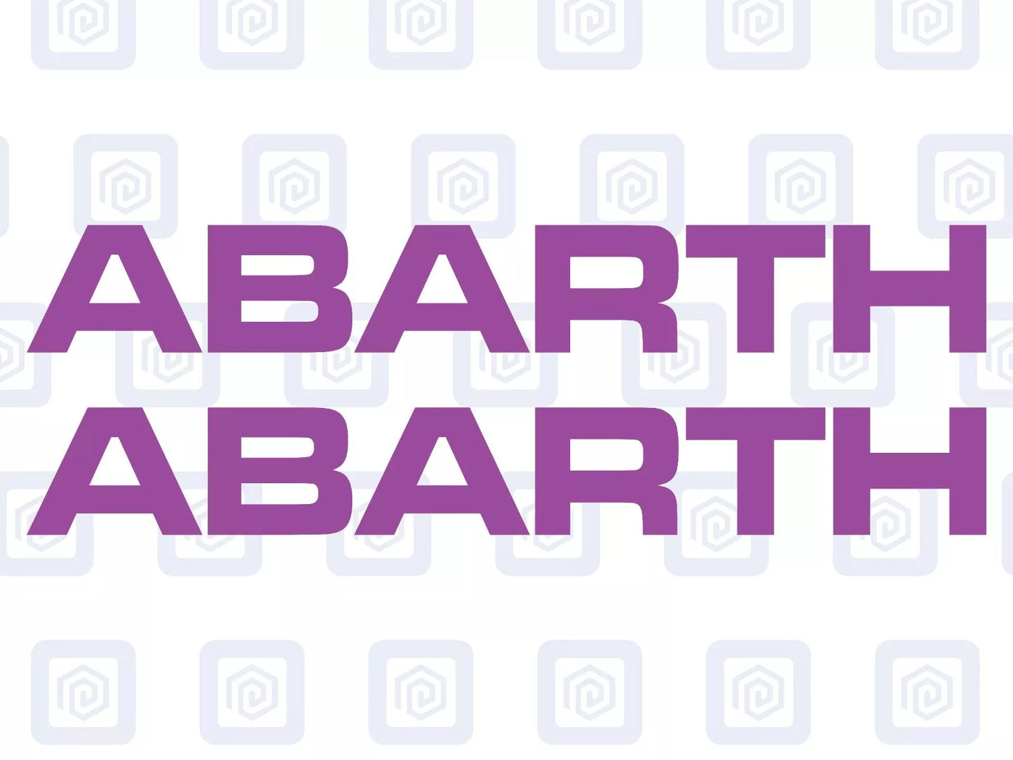 Fiat Abarth 500 595 695 Side Door Decal Sticker (Set of 2) Twin Air Sport Pop