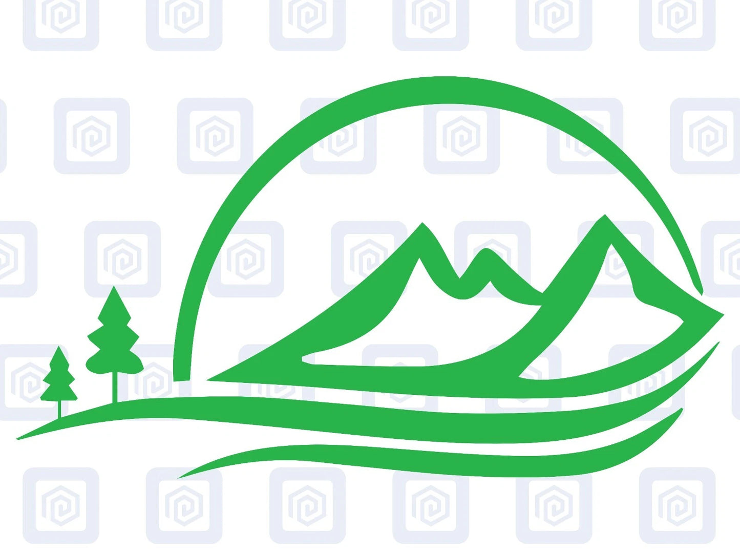 Sun Silhouette Mountain Wood Vinyl Decals For Camper Van Caravan Sticker Graphic