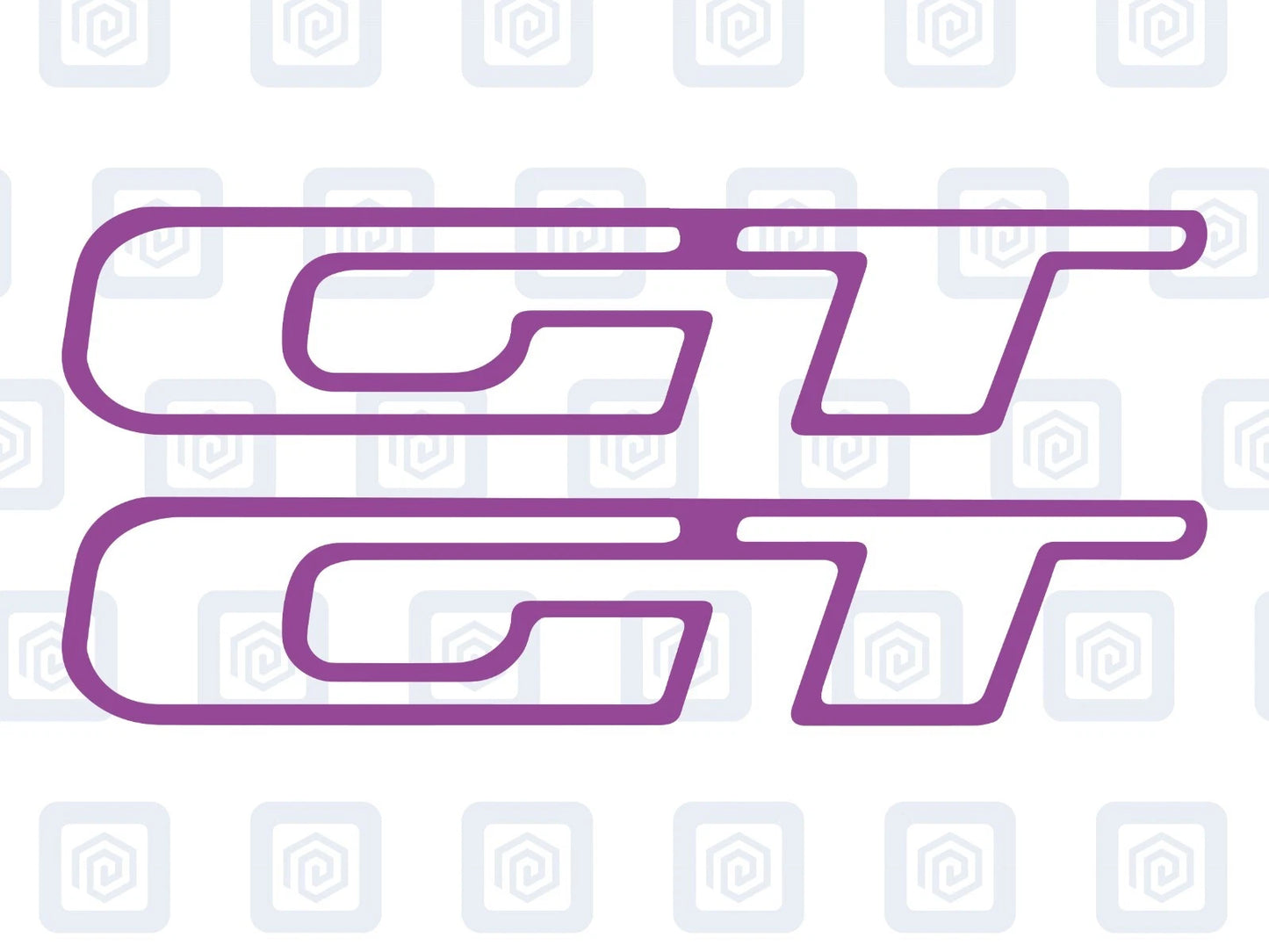 Peugeot GT 207 208 307 308 Sport Vinyl Decal Graphics Pair x 2