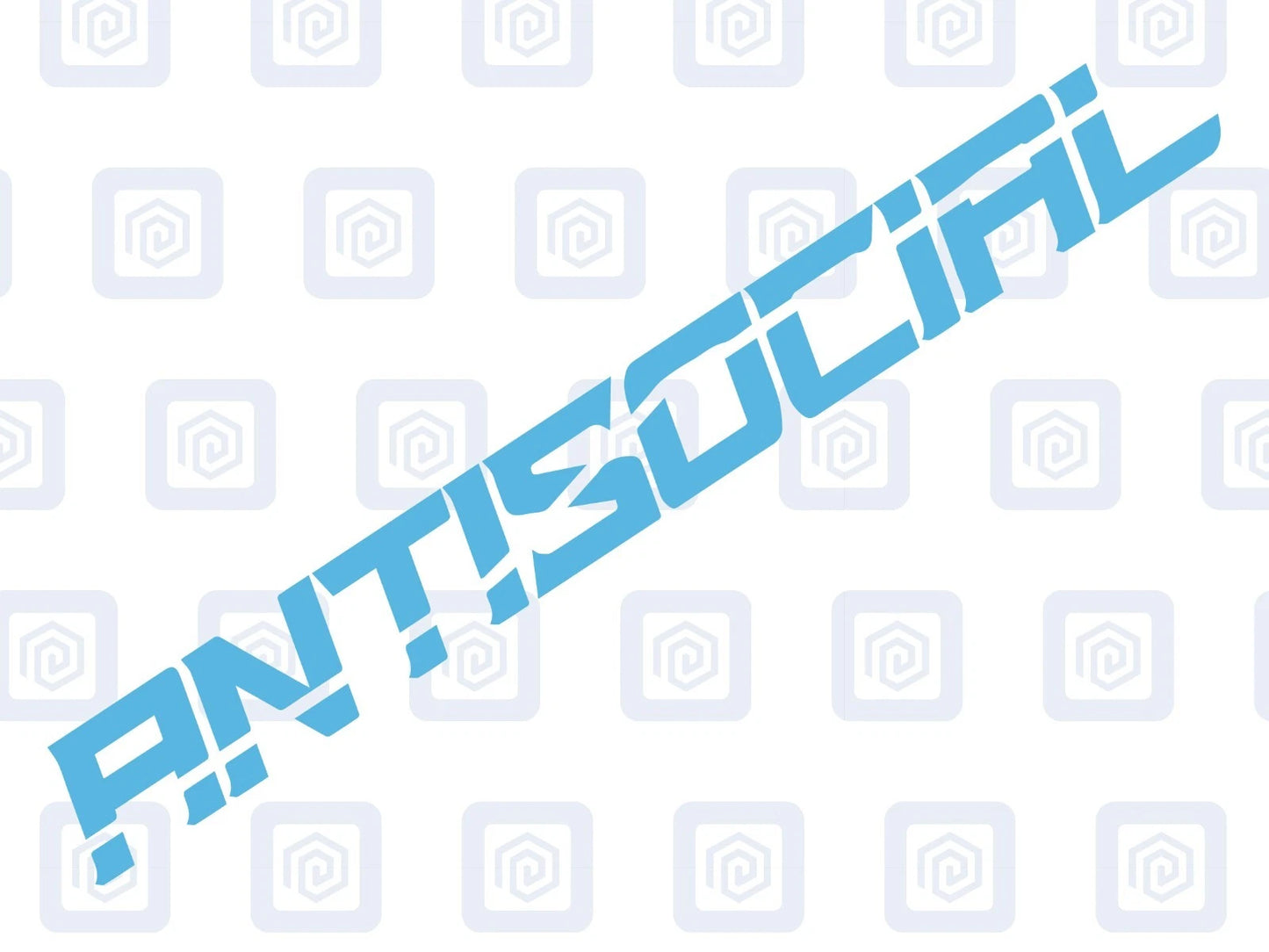 Antisocial Sticker JDM DUB Euro Stance VAG Window Vinyl Decal Graphic