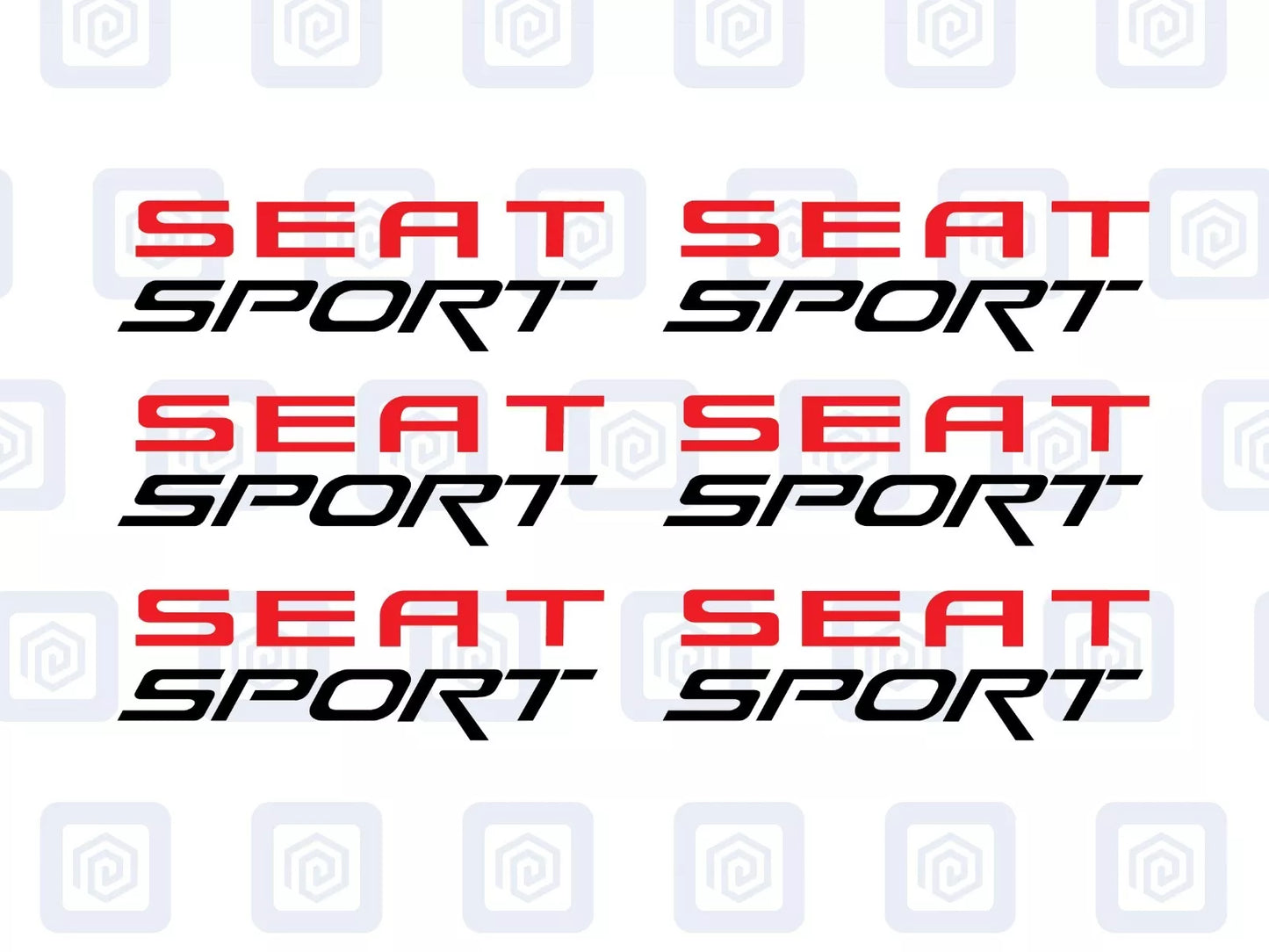 Seat Sport Leon Ibiza Cupra Ateca Brake Caliper Decal Style Stickers - x 6