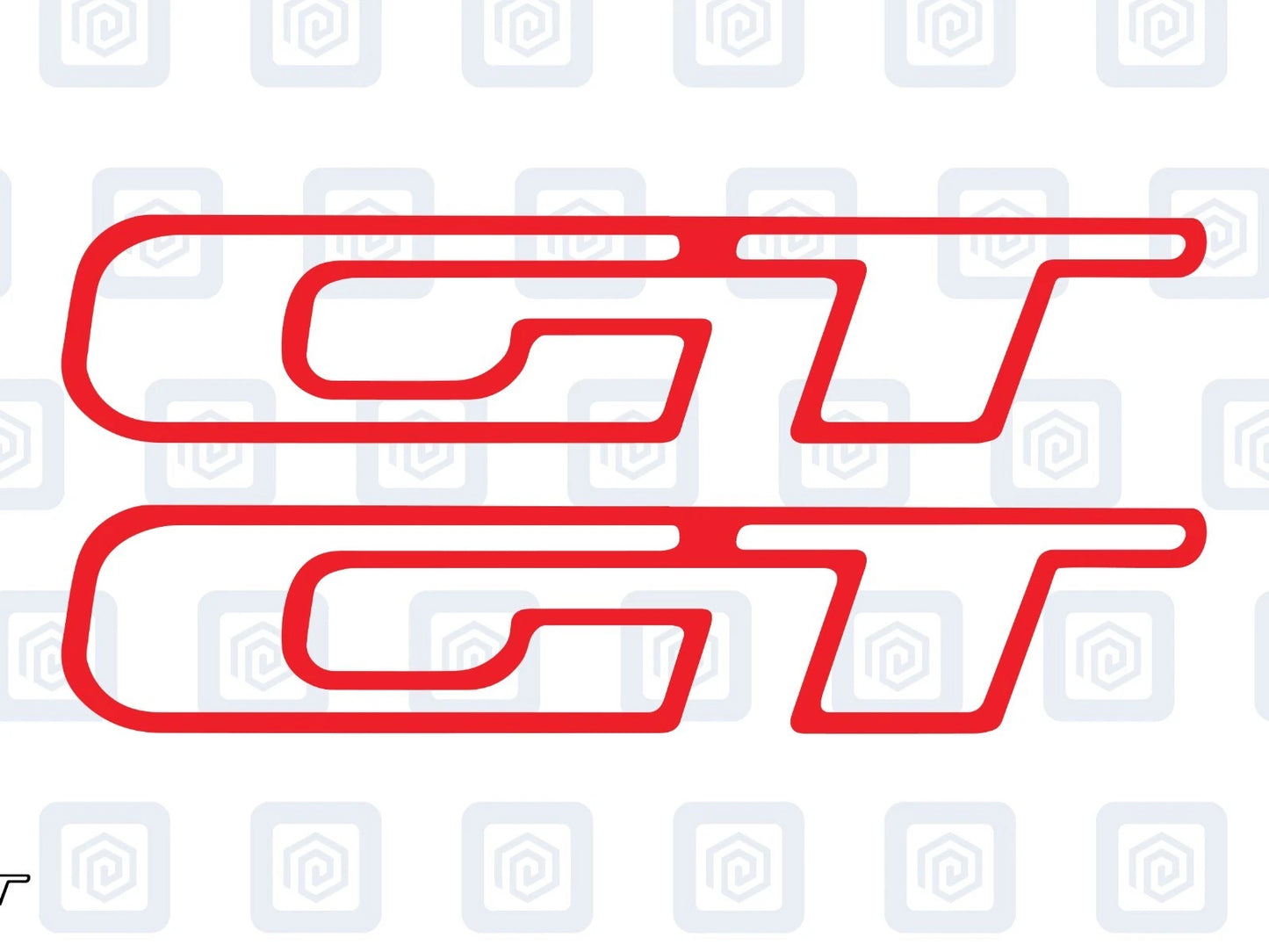 Peugeot GT 207 208 307 308 Sport Vinyl Decal Graphics Pair x 2