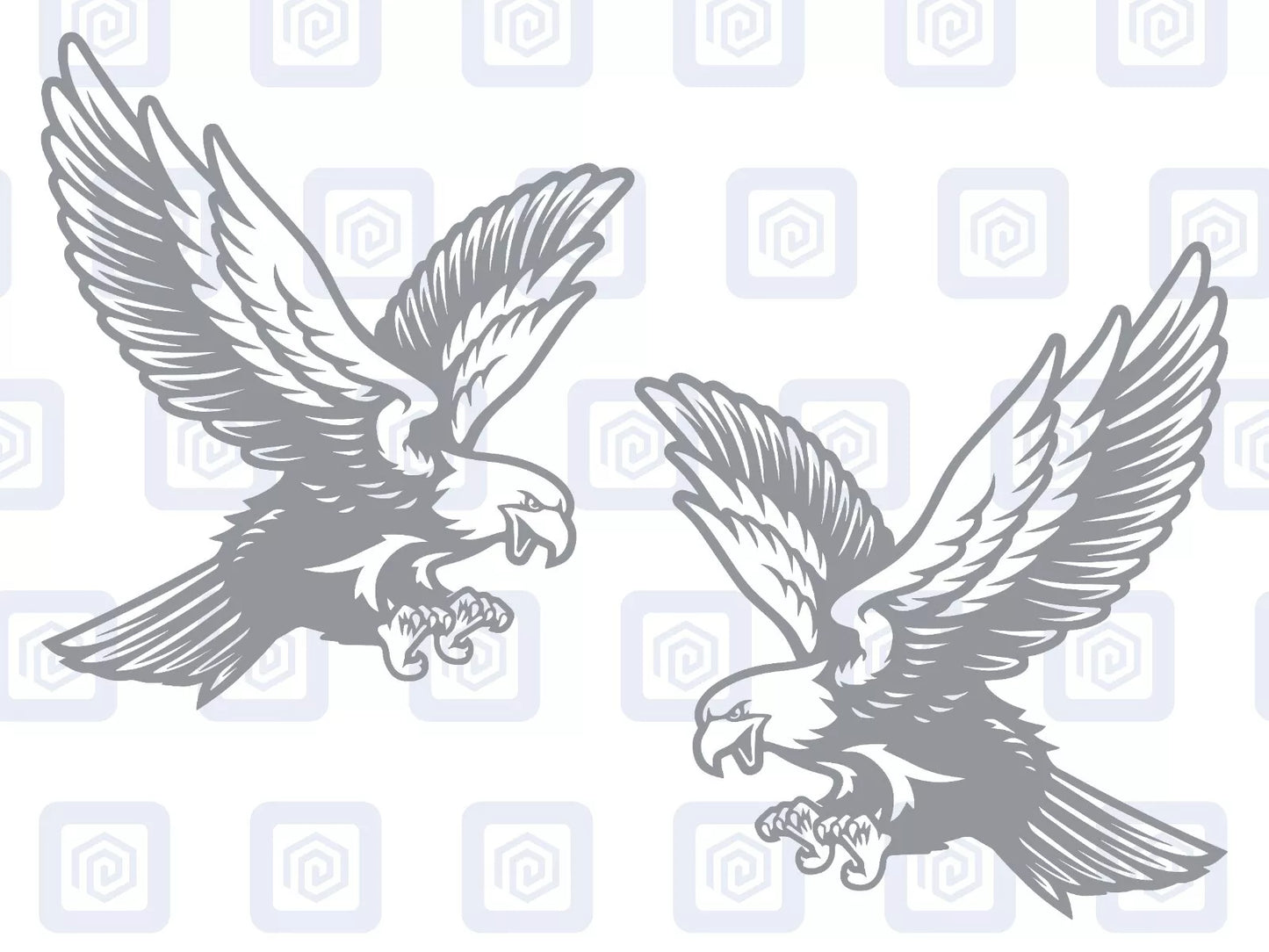 Eagle Vinyl Decal For Campervan Van Caravan Sticker Graphic Camping Bird Feather