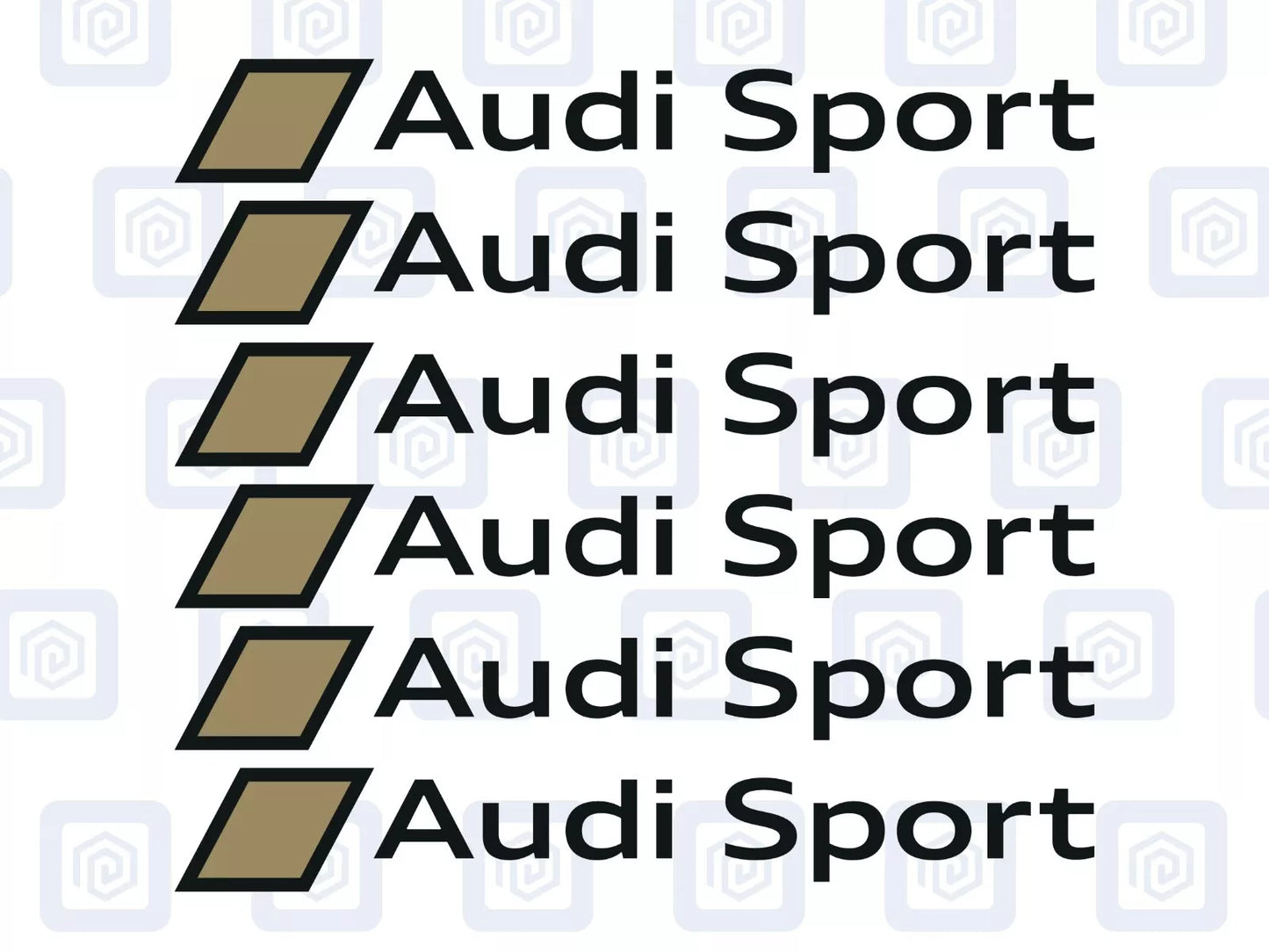 Audi Sport Style Brake Caliper Decals sticker Suitable for A1 A3 A4 A5 A6