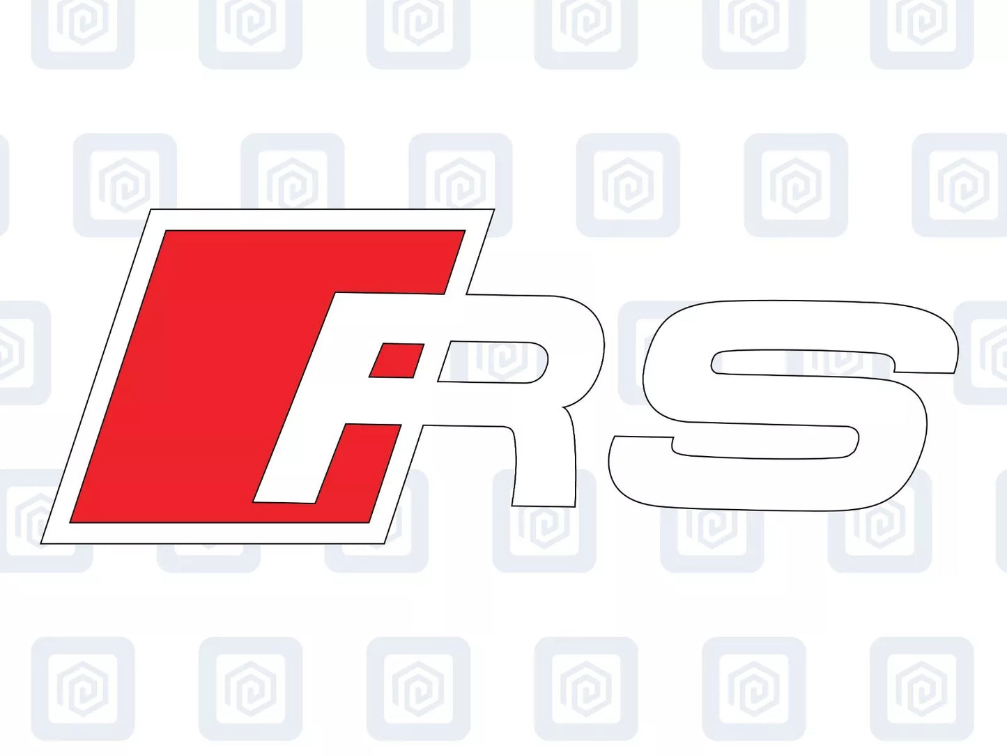 Audi RS Logo Premium Door Sill Decals Stickers A3 A4 A5 S3 S4 S5 RS3 RS4